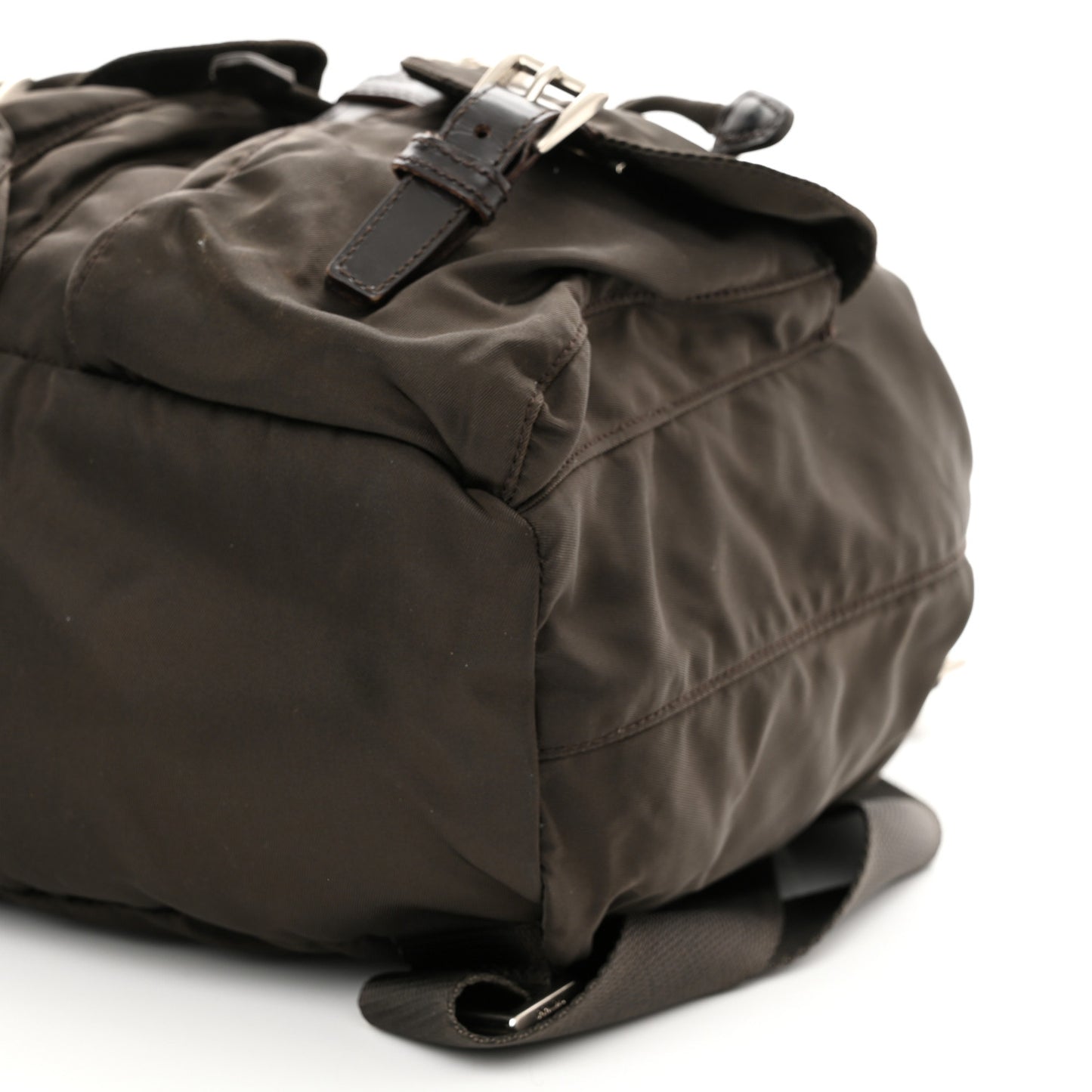 Nylon Vela Small Backpack Ebano