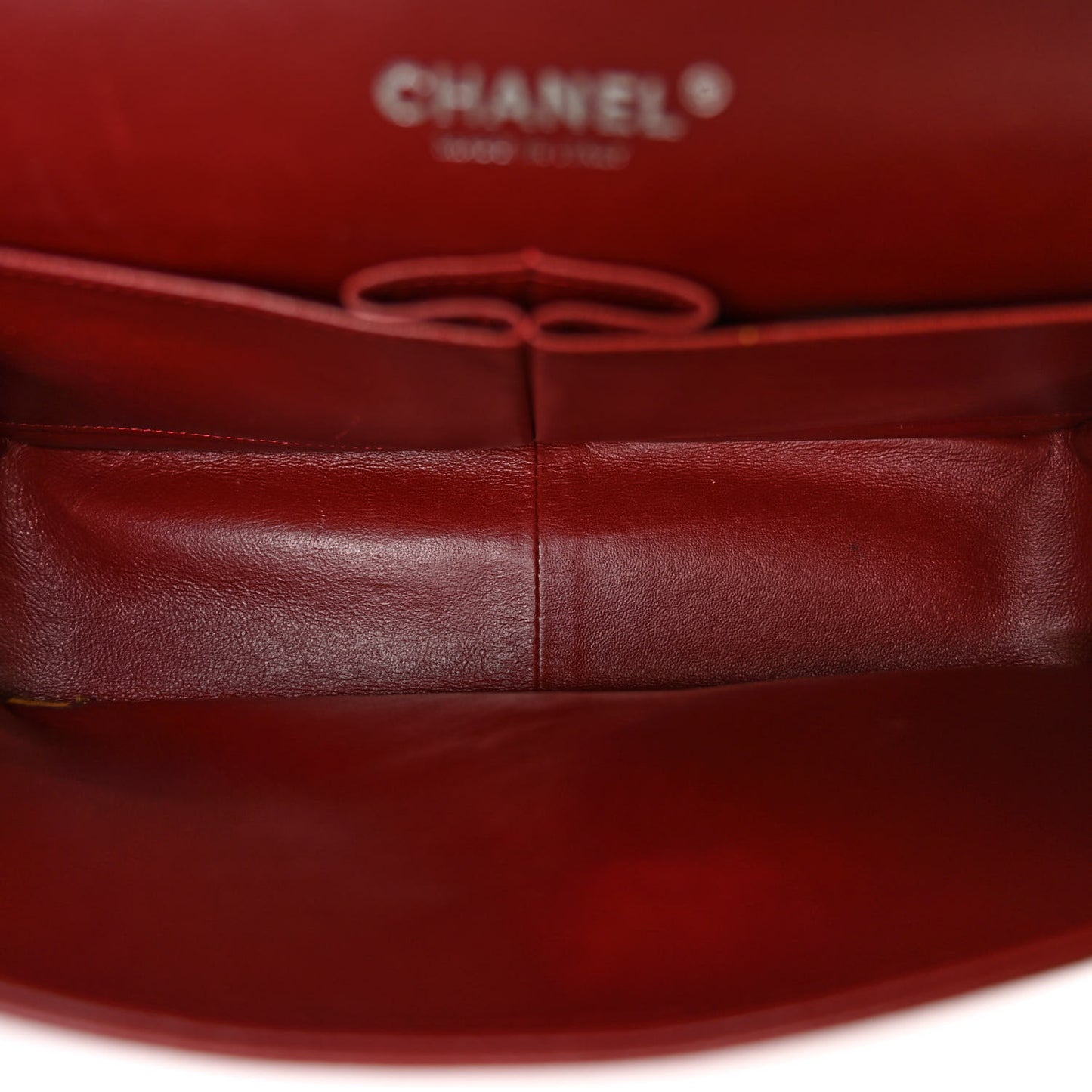 Caviar Quilted Jumbo Double Flap Burgundy