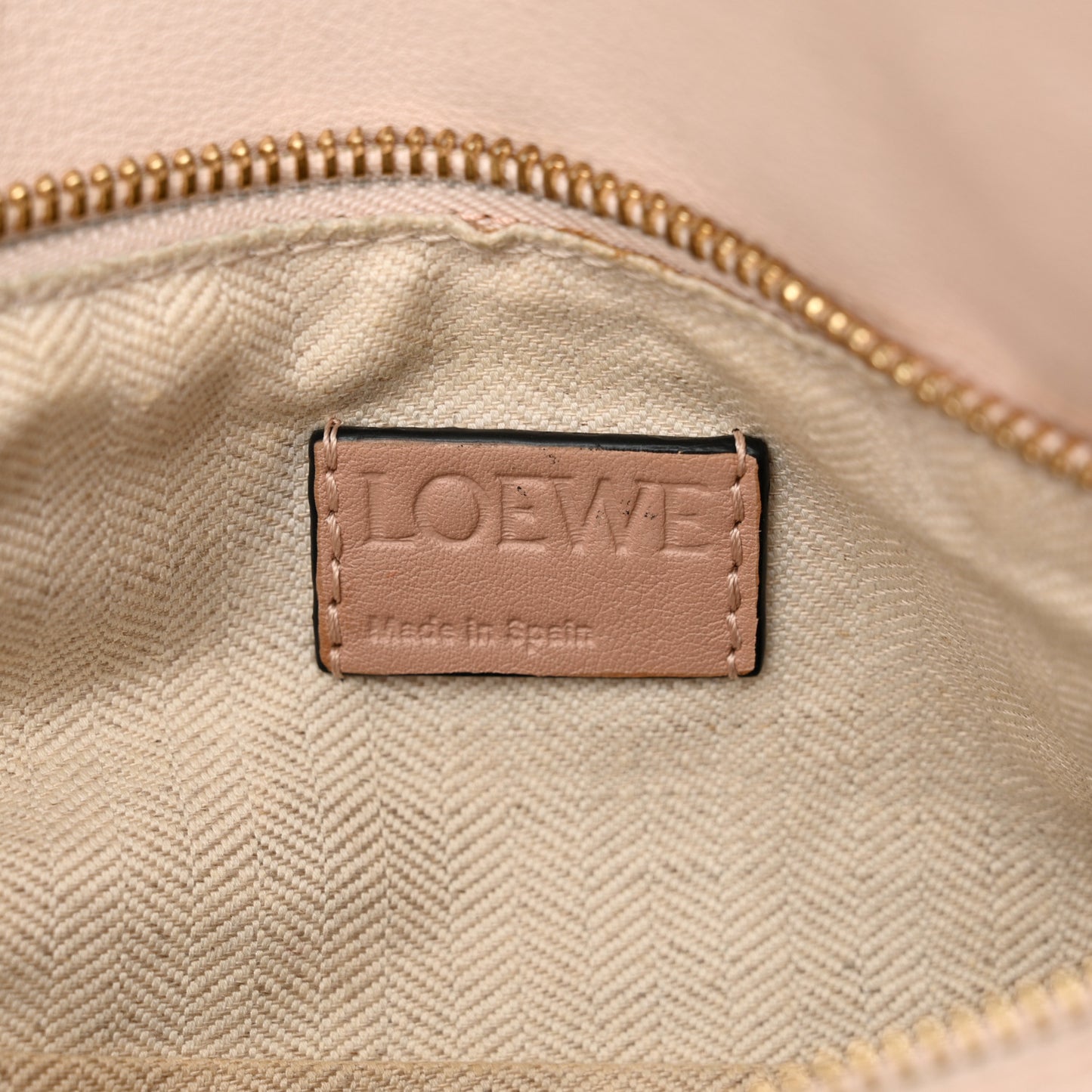Calfskin Suede Small Puzzle Bag Blush