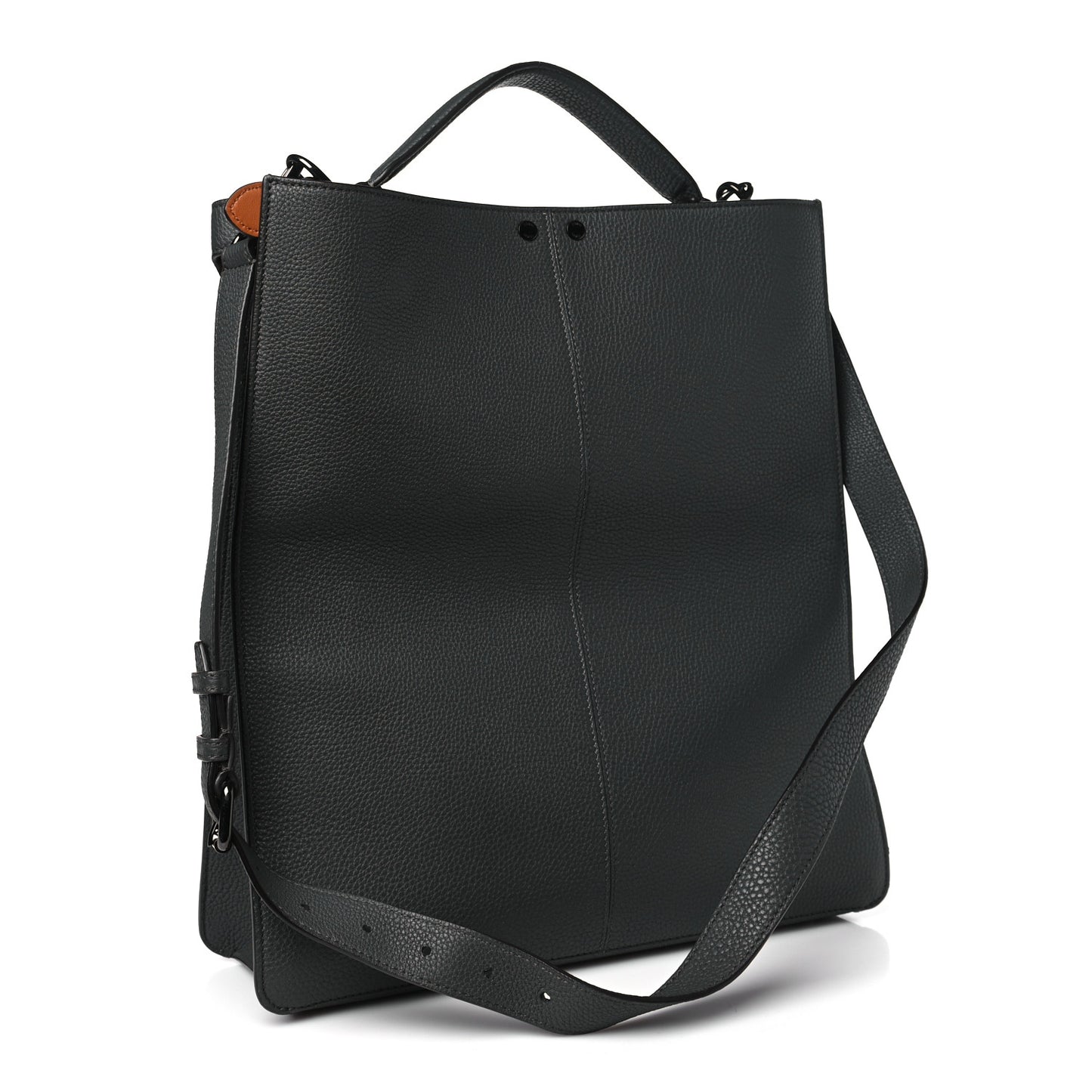 Cuoio Romano Large I SEE U Peekaboo X-Lite Tote Asfalto Praline Tobacco Moro