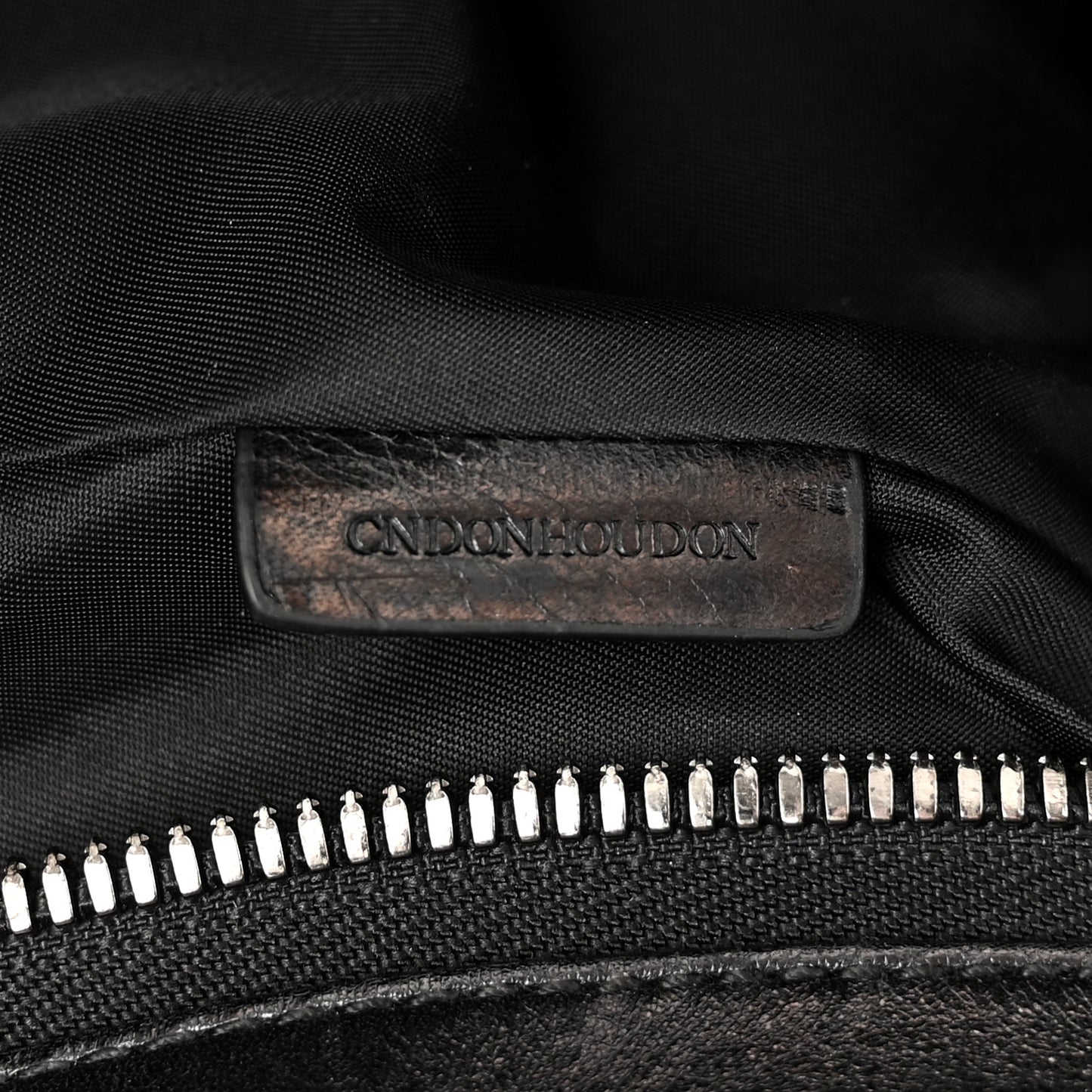 Nylon Smoked Check Weekend Duffle Bag Black