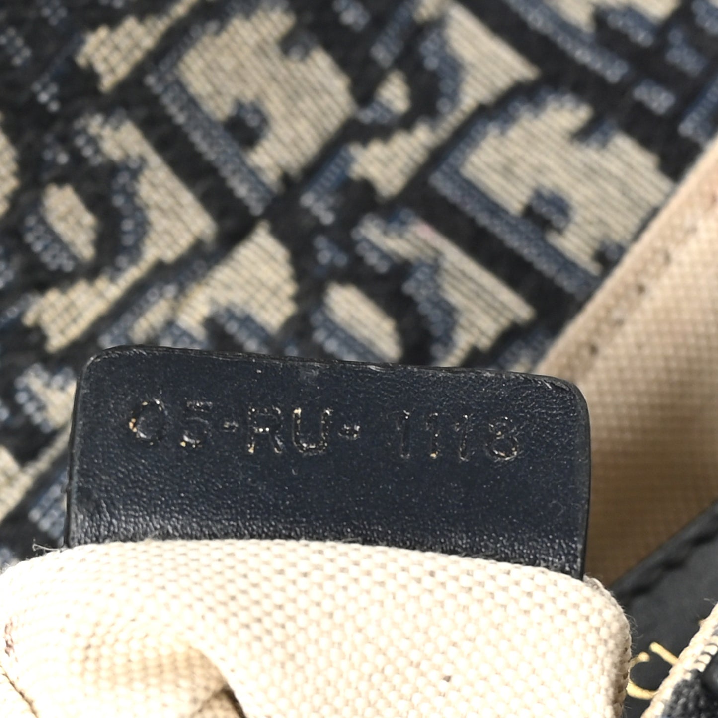 Oblique Mini Saddle Bag Blue