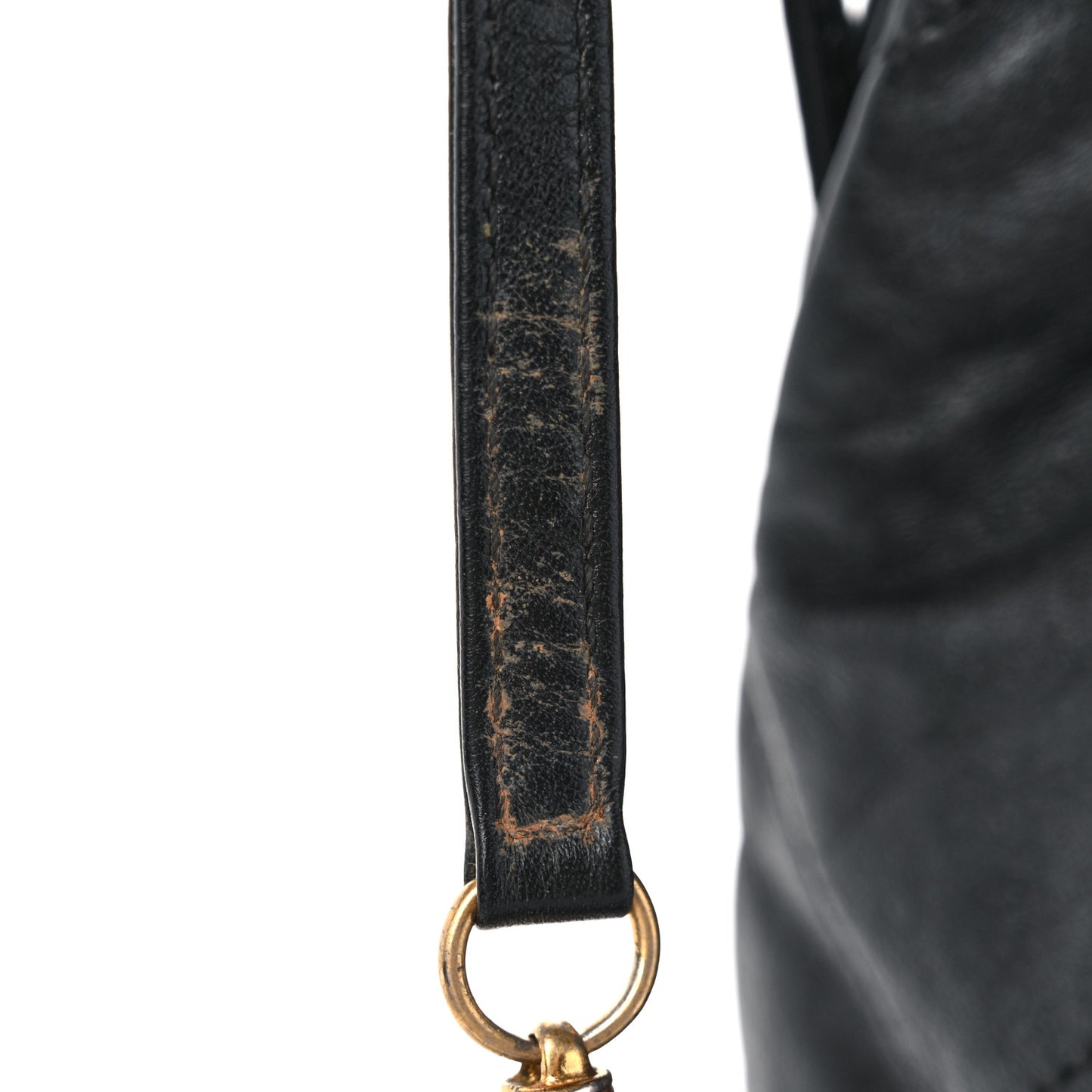 Shiny Calfskin Quilted Small Chanel 22 Black