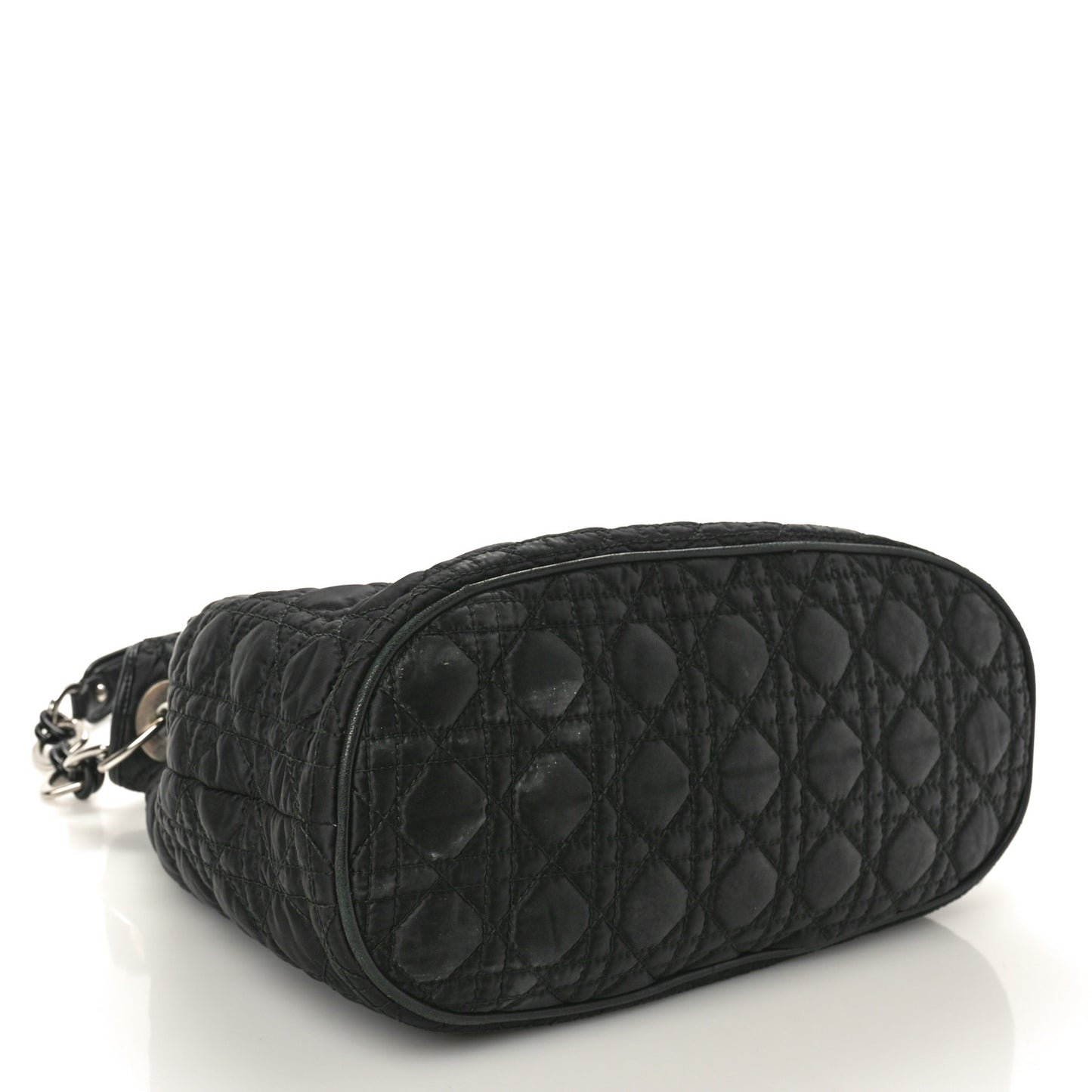 Nylon Cannage Charming Lock Tote Black
