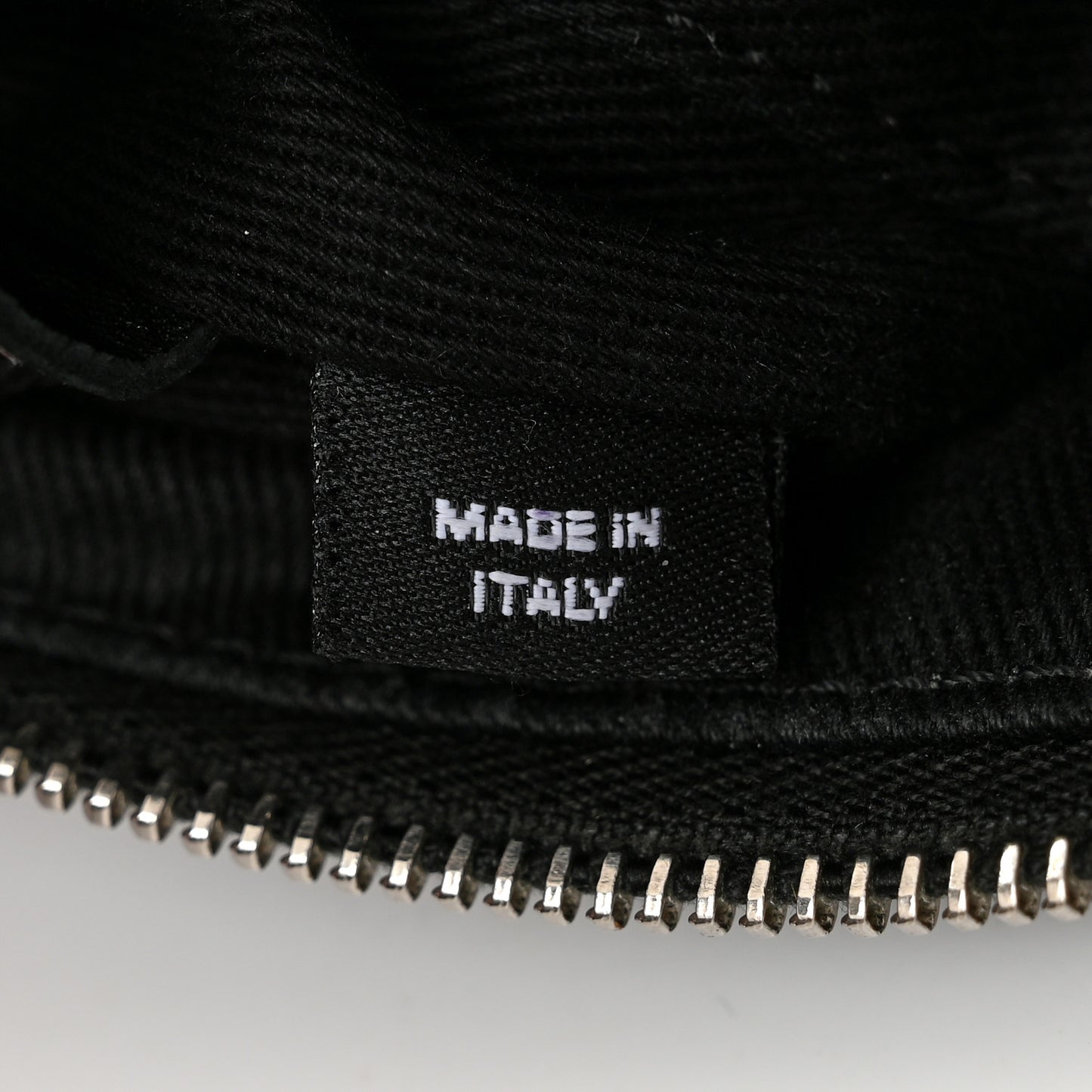 Grained Calfskin Quilted Waist Belt Bag Black