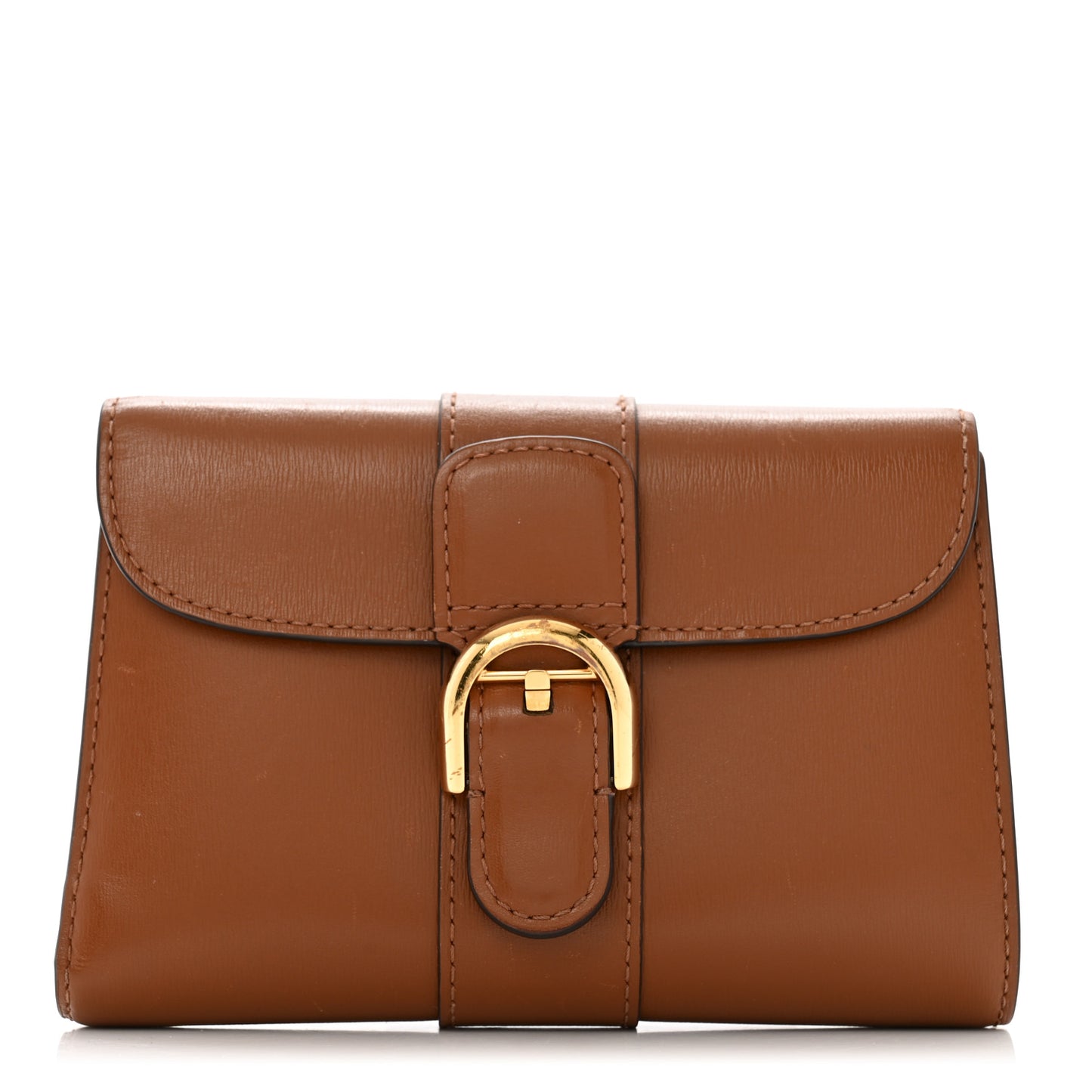 Calfskin Brillant Compact Wallet Vegetal