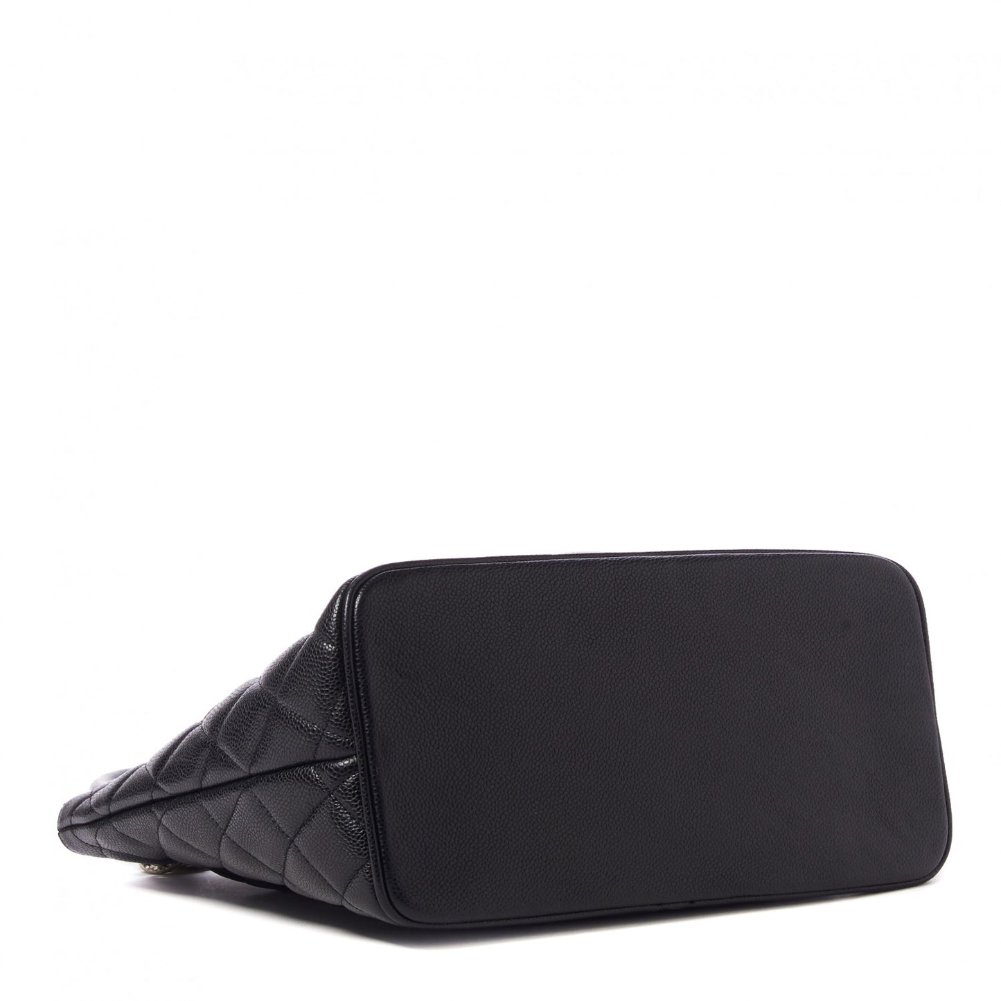 Caviar Quilted Medallion Tote Black