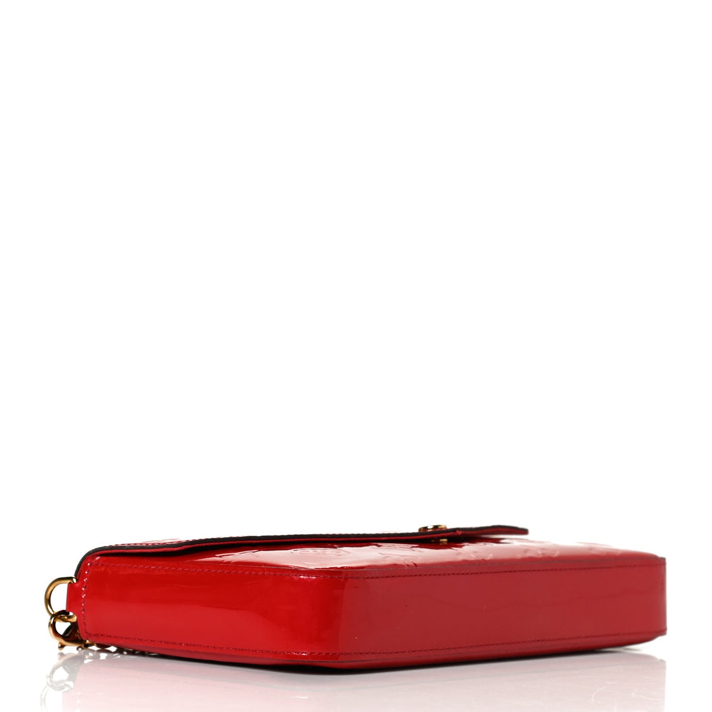 Vernis Felicie Pochette Chain Wallet Cherry