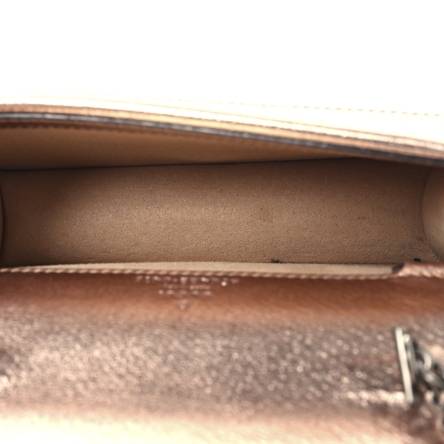 Metallic Calfskin Super Mini Dionysus Shoulder Bag Rose Gold