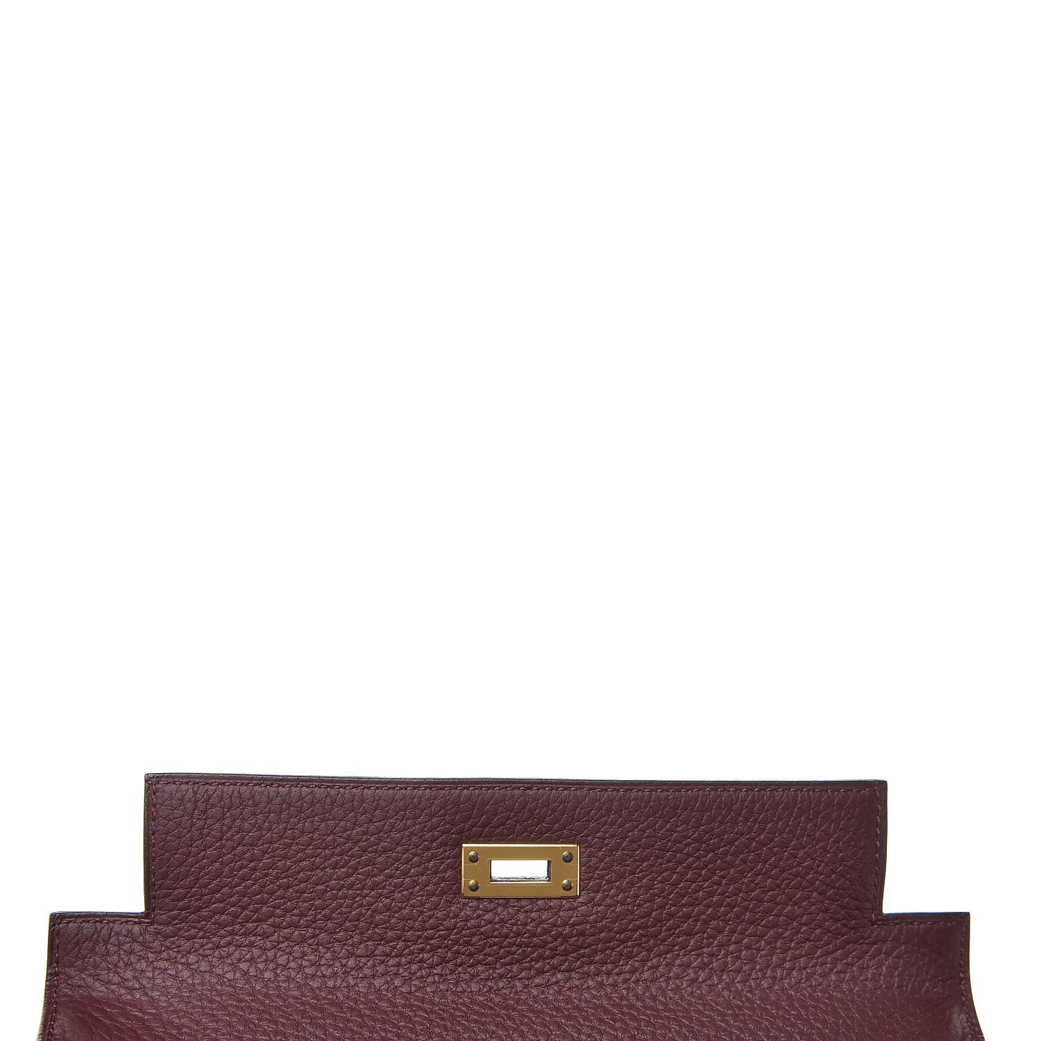 Hermes Togo Kelly Retourne 25 Bordeaux 16 of 40