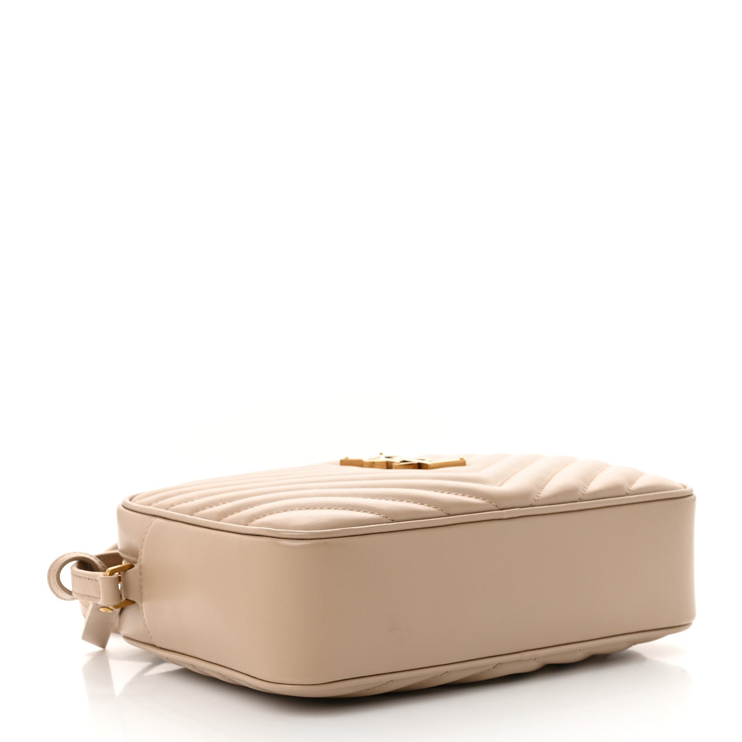 Calfskin Matelasse Monogram Lou Camera Bag Dark Beige