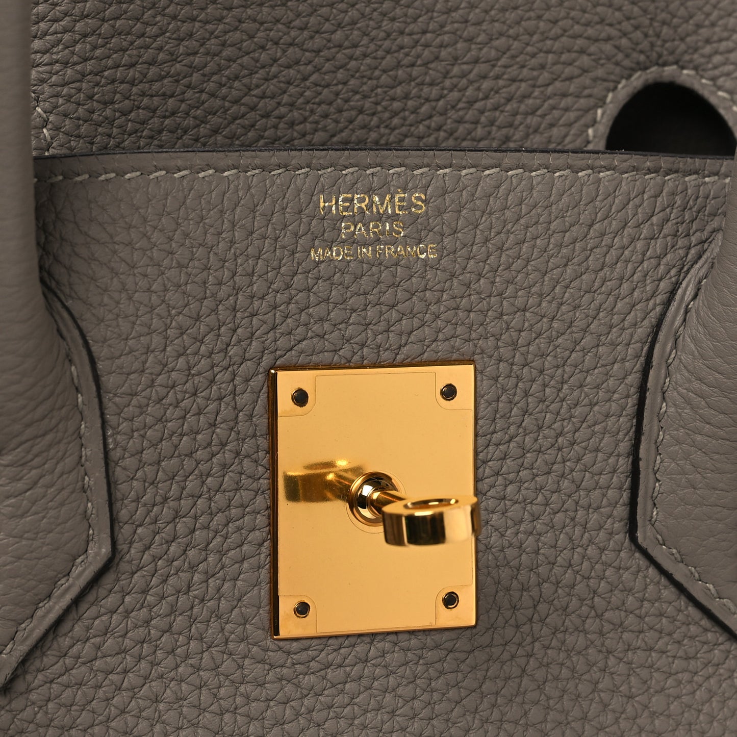 Togo Birkin 30 Gris Asphalte
