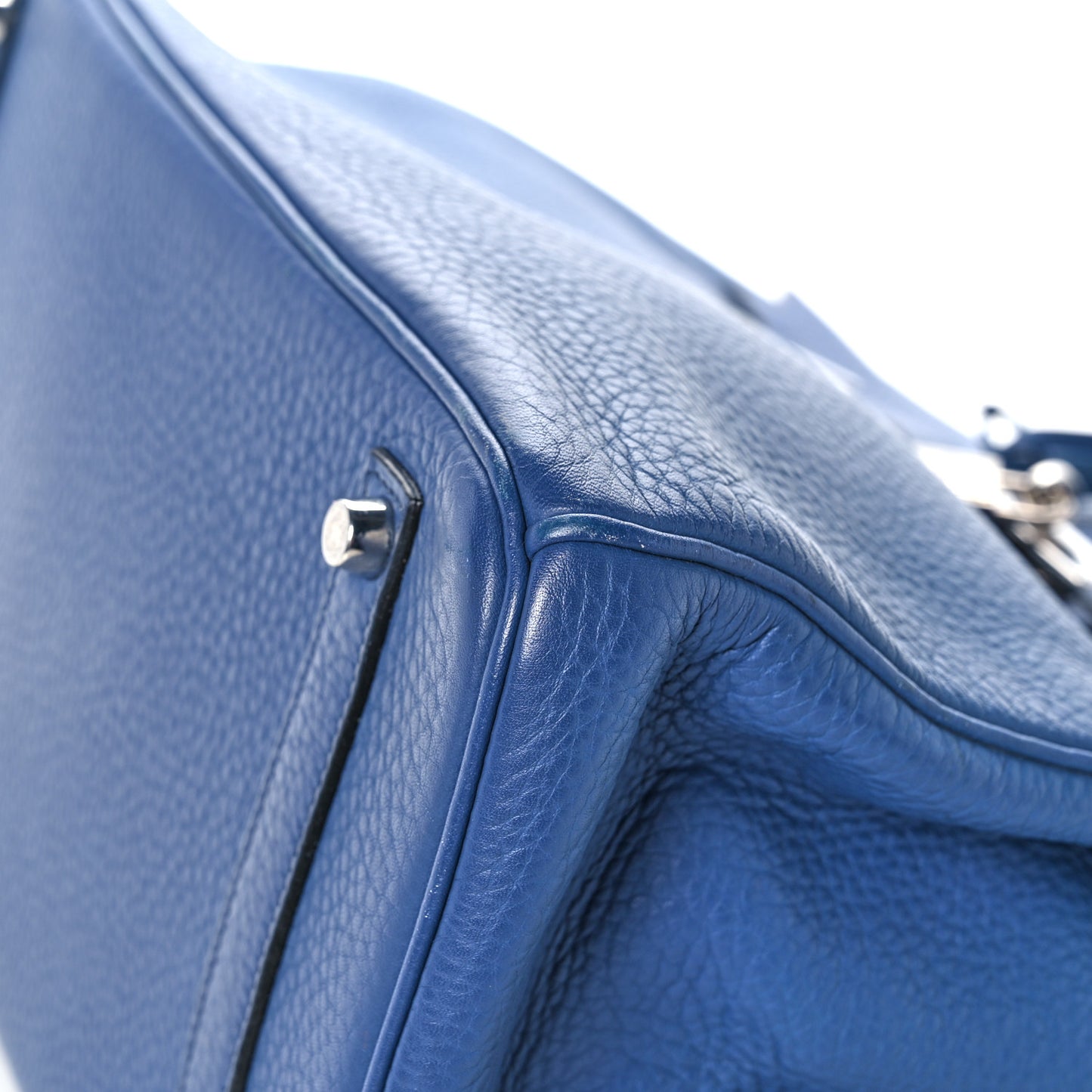 Taurillon Clemence Birkin 35 Bleu Brighton