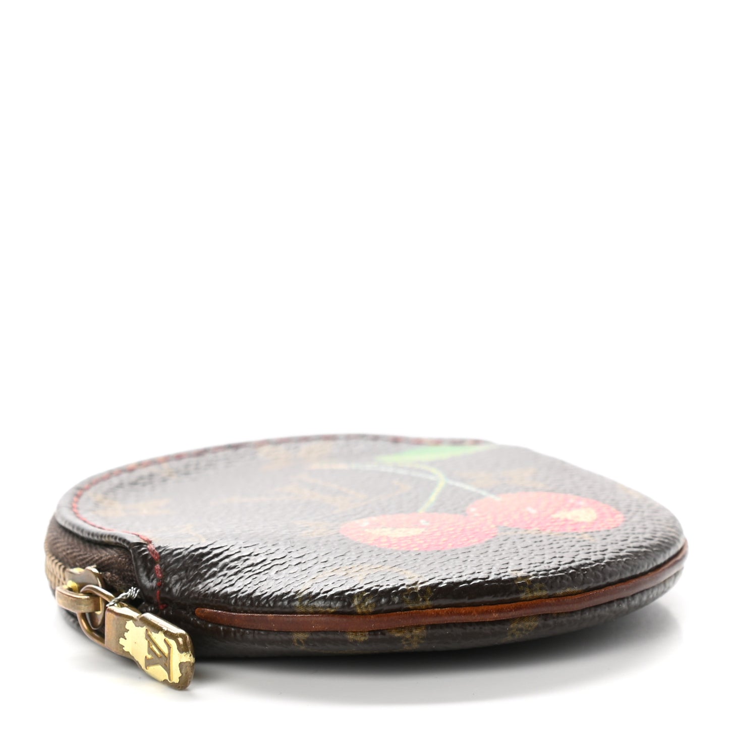 Monogram Cerises Round Coin Purse