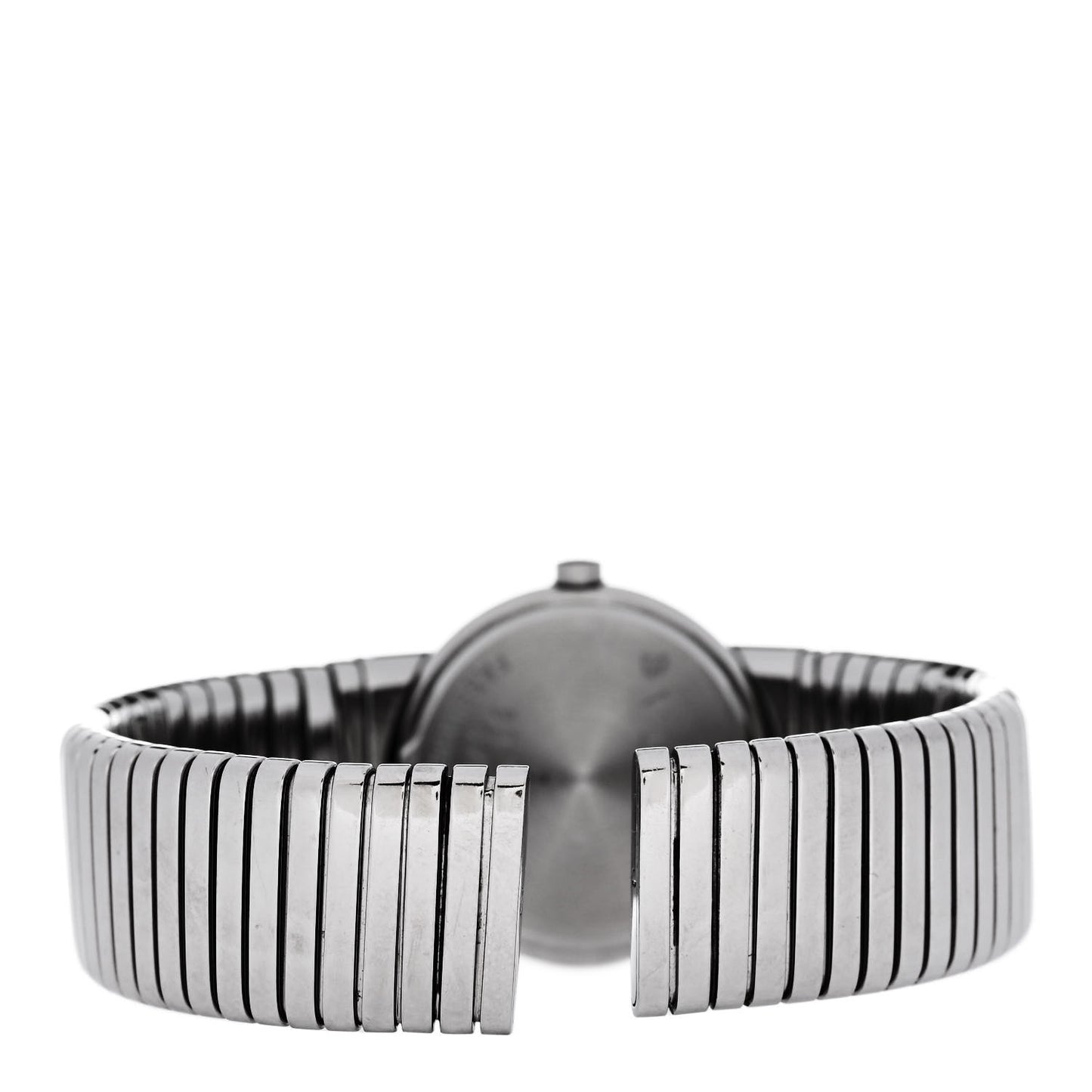 Stainless Steel Diamond 26mm Tubogas Quartz Watch Black