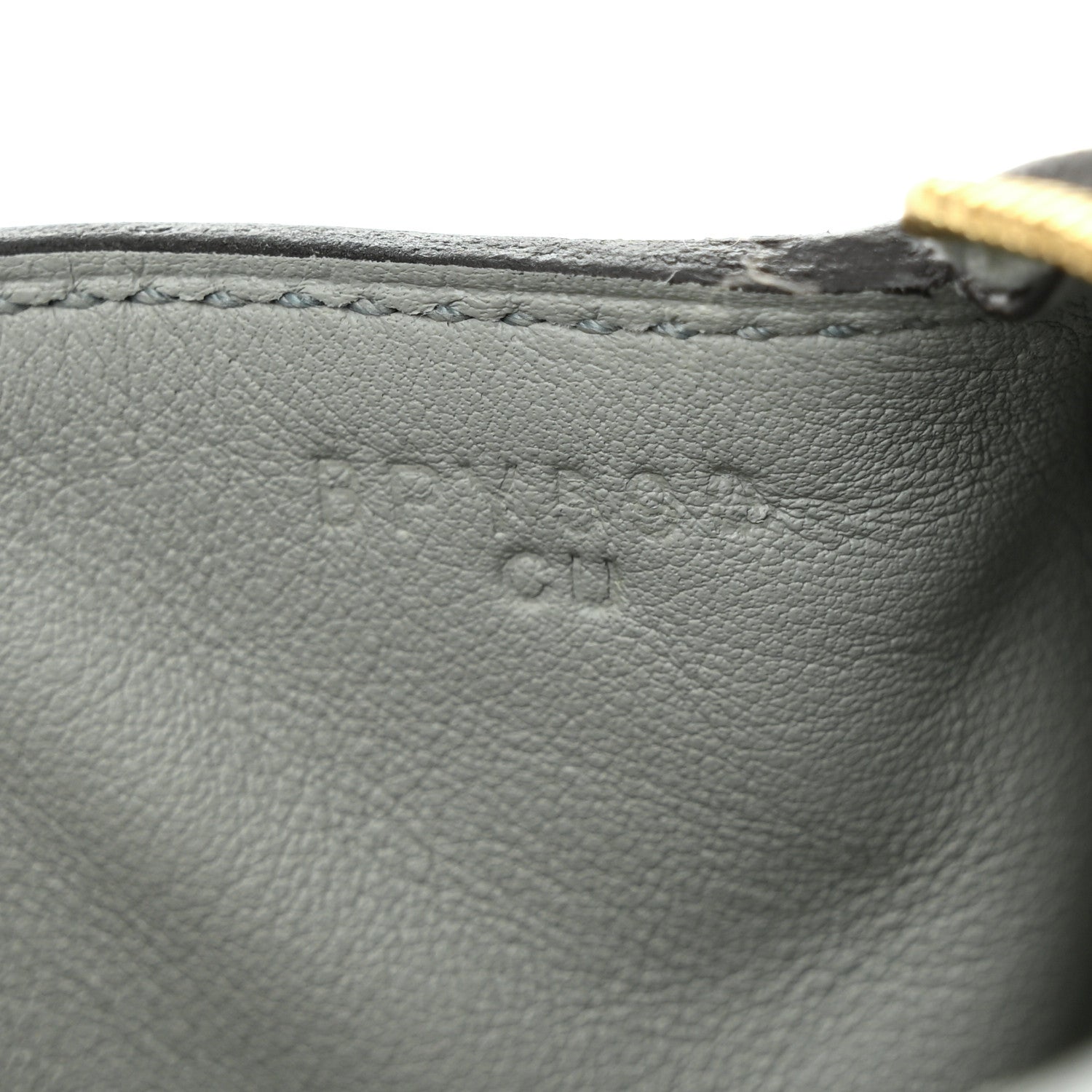 Hermes Taurillon Clemence Mini Lindy 20 Bleu Pale 7 of 10