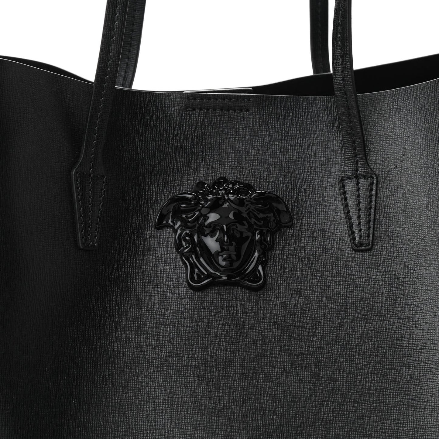 Saffiano Palazzo Medusa Tote Black
