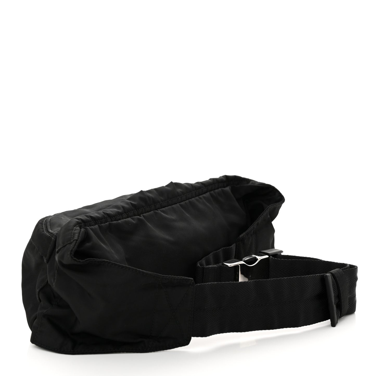 Tessuto Nylon Montagna Belt Bag Black