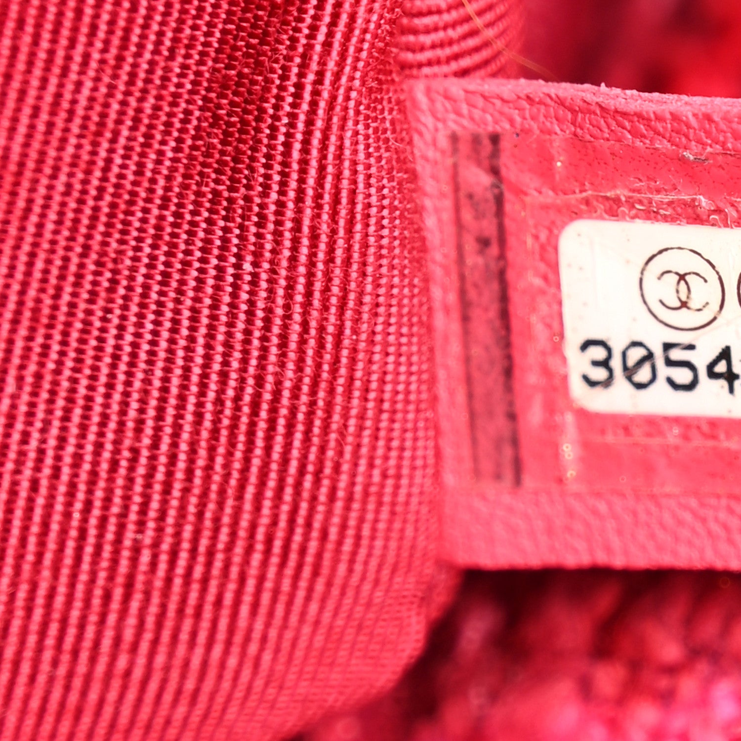 Chanel Shearling Tweed Quilted Mini Square Flap Bag Pink 7 of 11