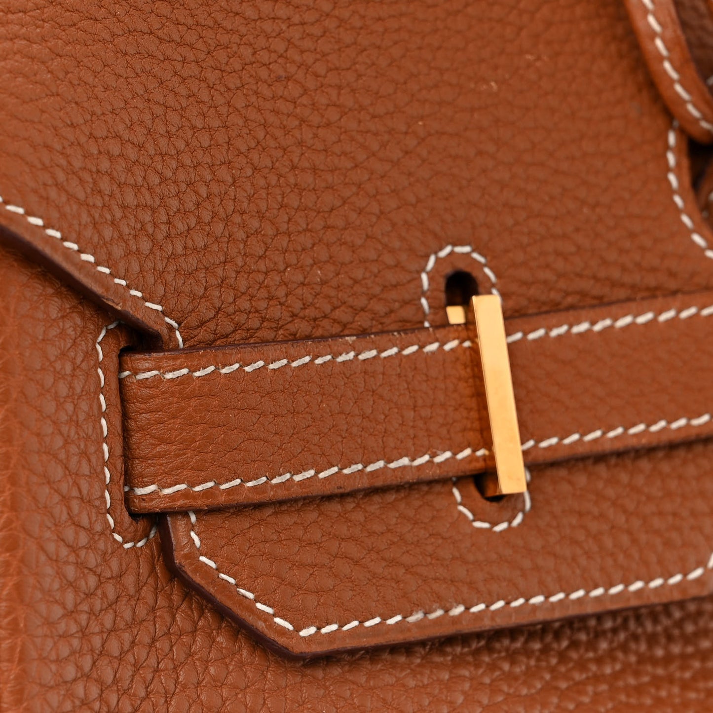 Taurillon Clemence Birkin 35 Gold