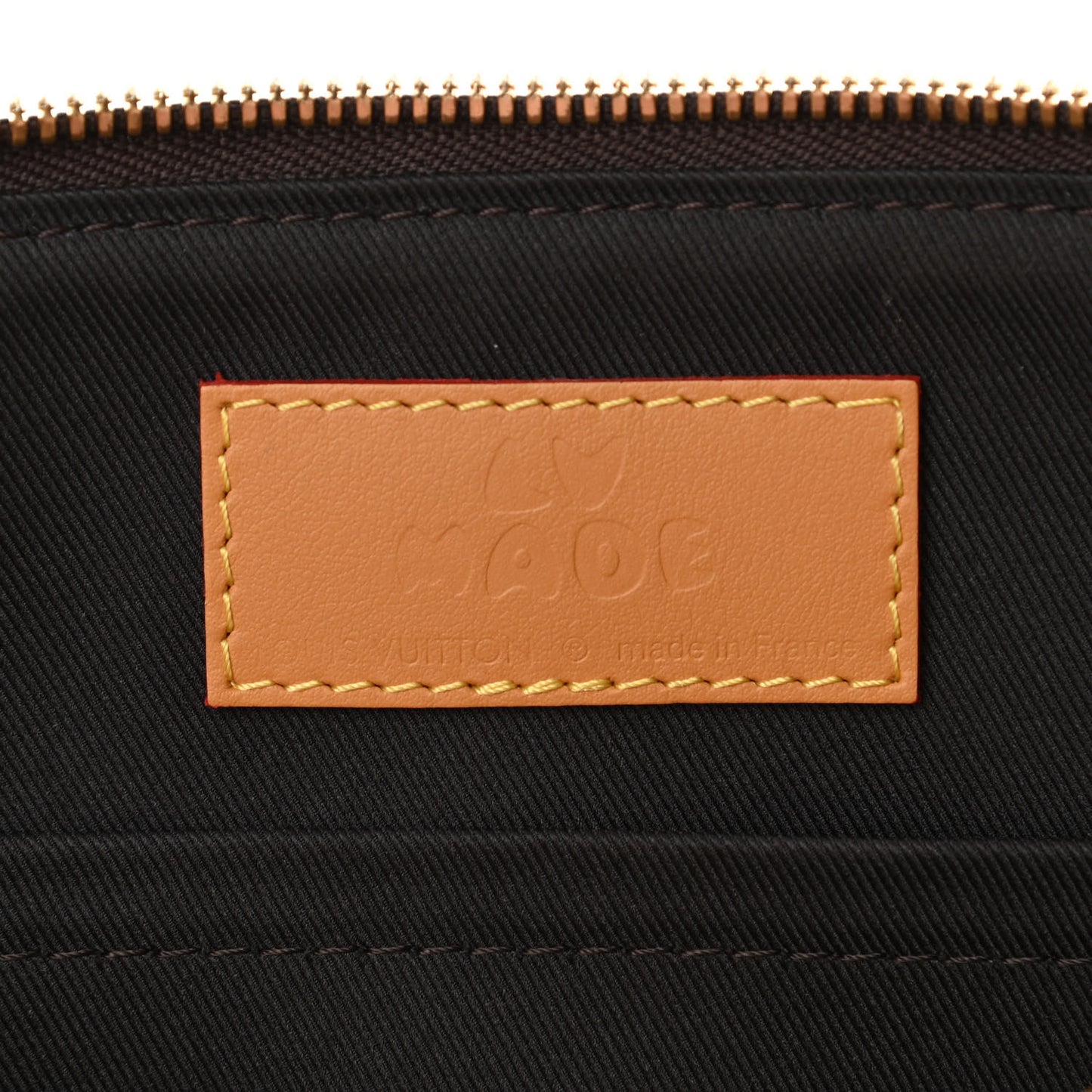 X NIGO Reverse Monogram Stripes City Keepall Bandouliere Brown