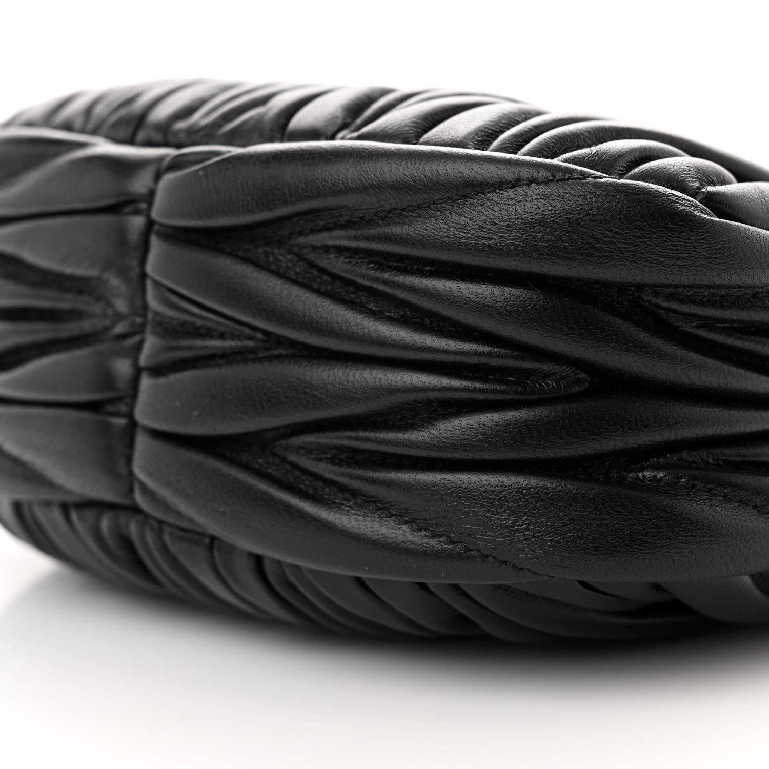 Miu Miu Nappa Matelasse Mini Wander Hobo Black 10 of 10