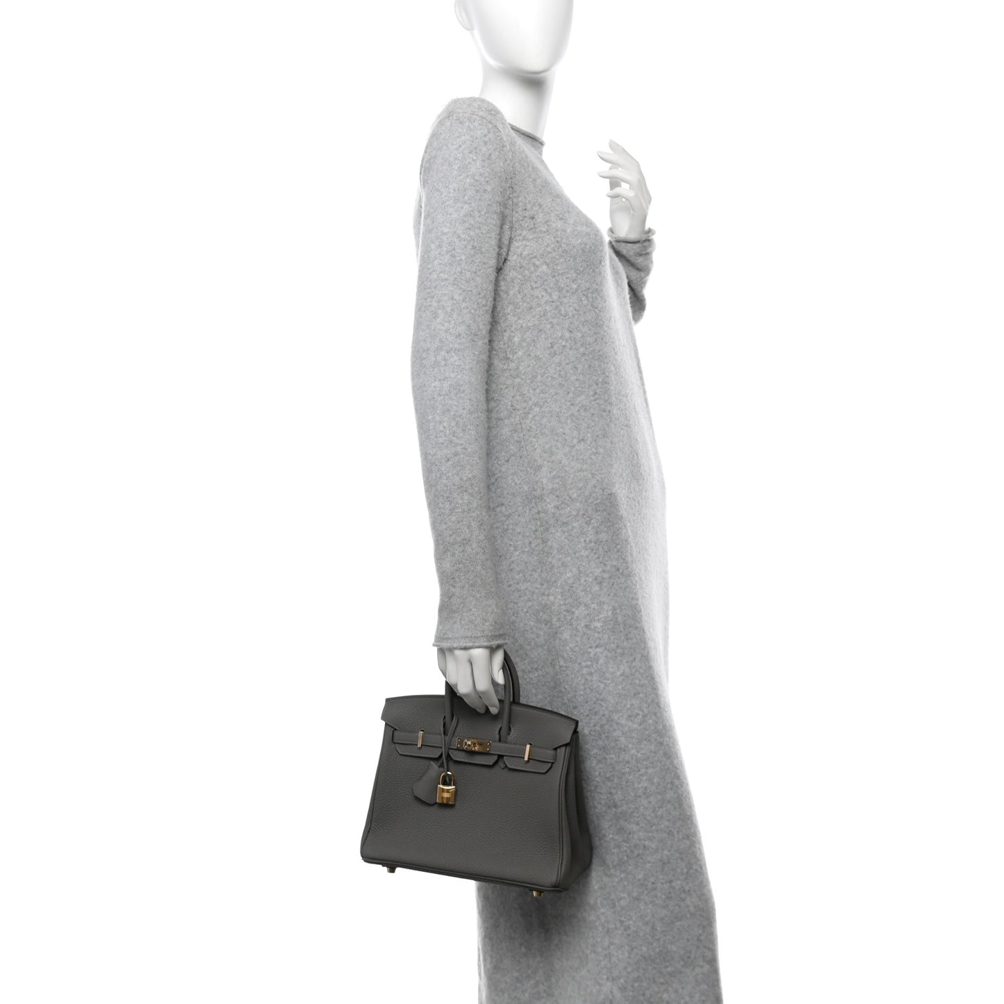 Togo Birkin 25 Gris Meyer