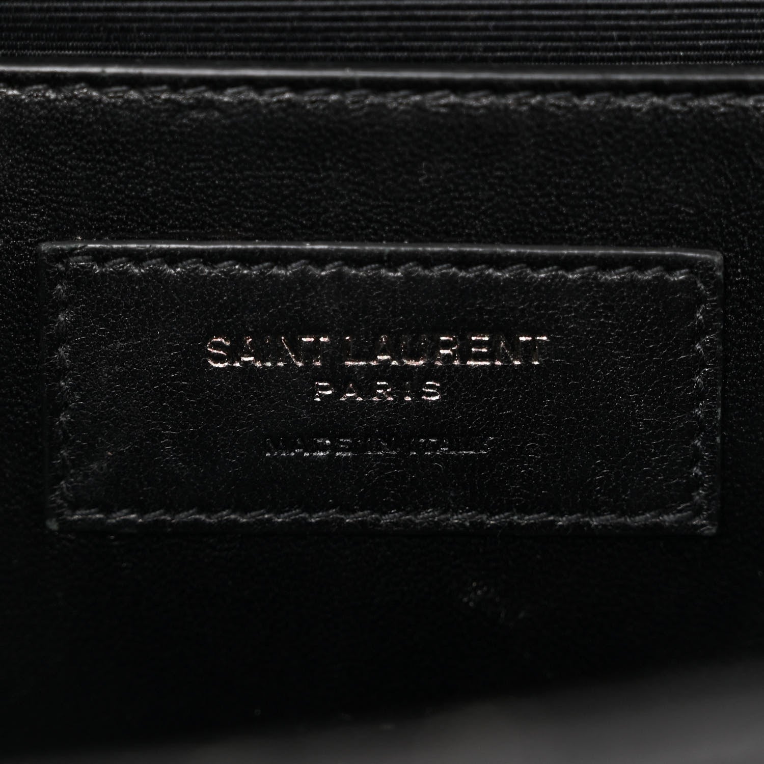 Saint Laurent Grain De Poudre Textured Mixed Matelasse Triquilt Medium Monogram Monochrome Satchel Black 6 of 12