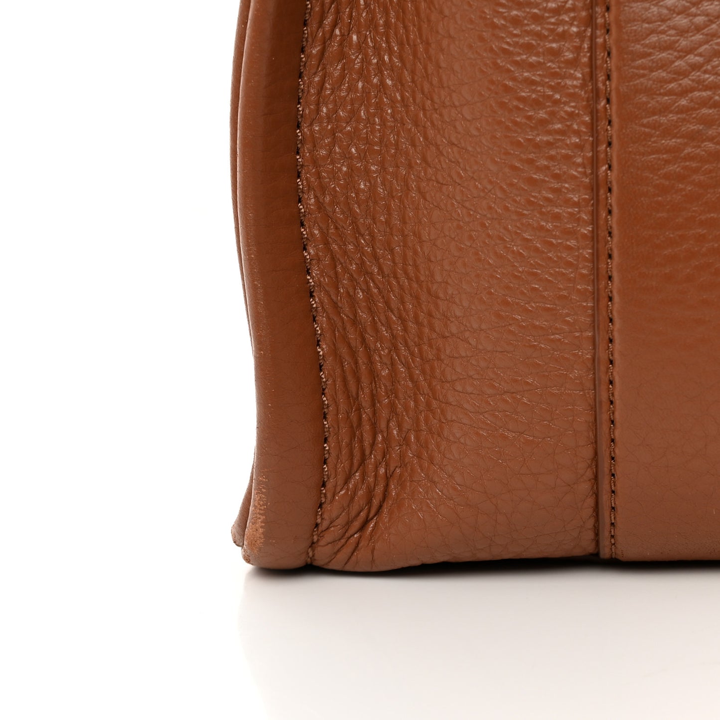 Grained Calfskin Medium The Tote Bag Argan Oil