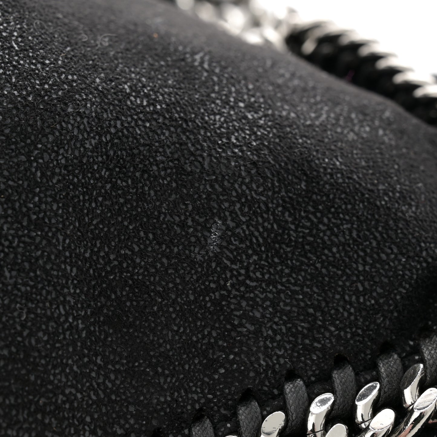 Shaggy Deer Falabella Fold Over Tote Black