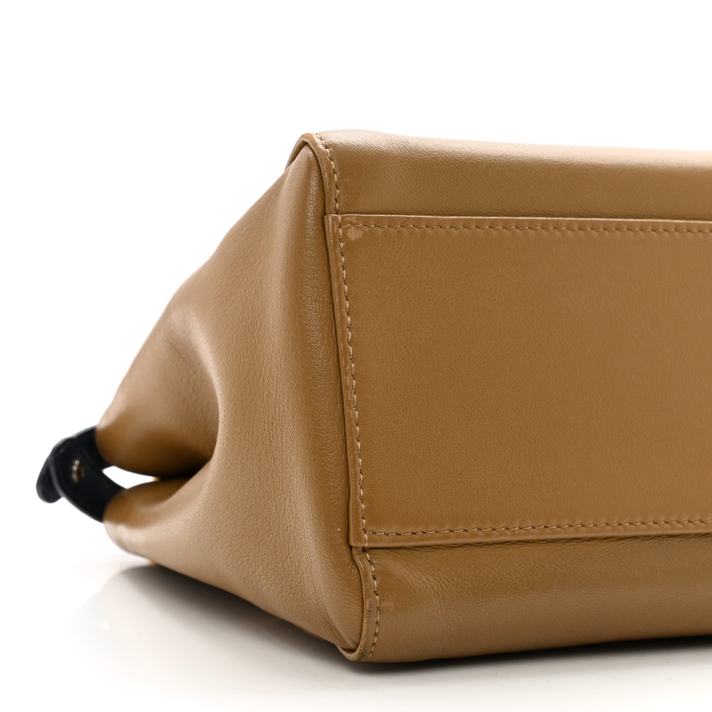 Nappa Mini Peekaboo Iconic Satchel Beige Blueberry Limone