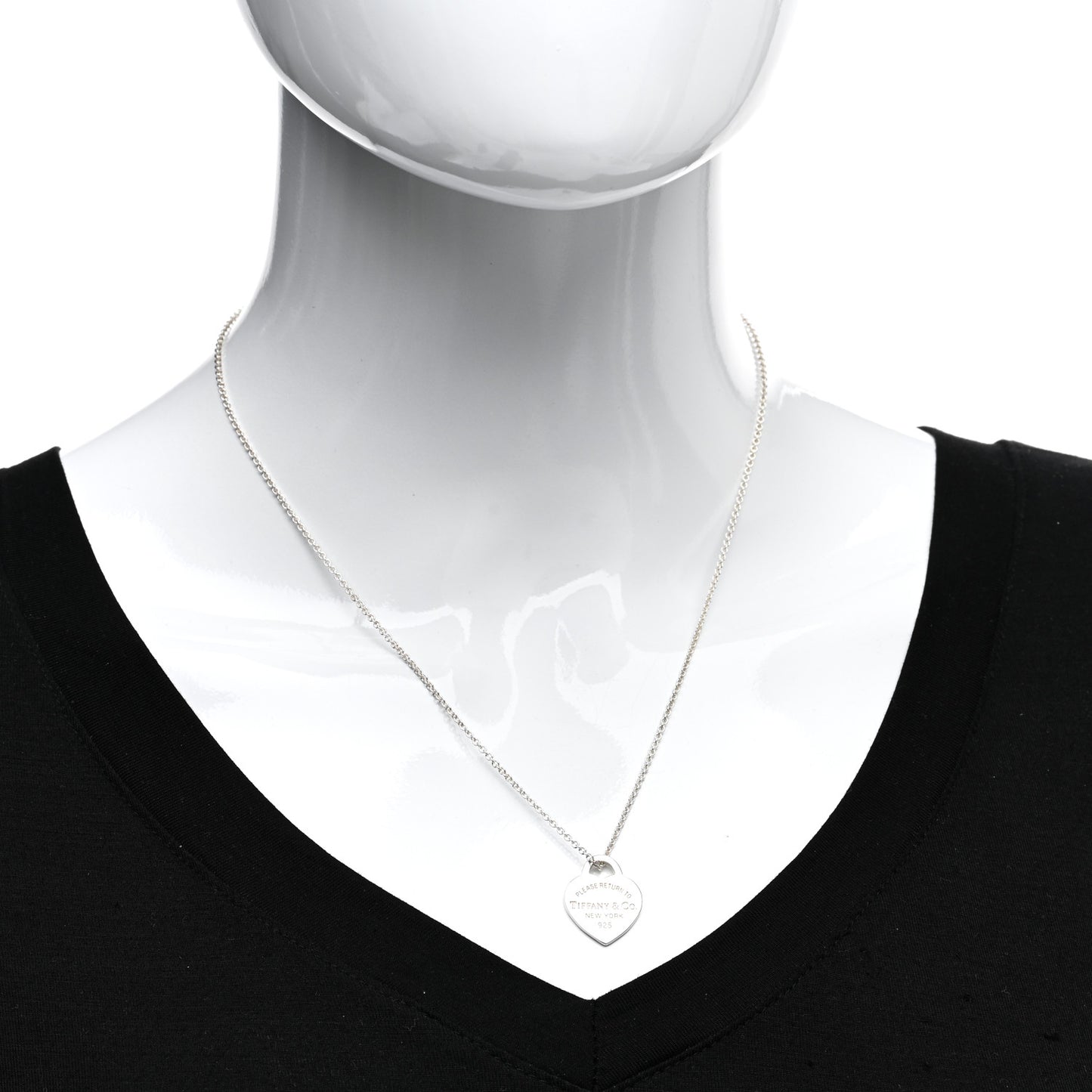 Sterling Silver Small Return to Tiffany Heart Pendant Necklace
