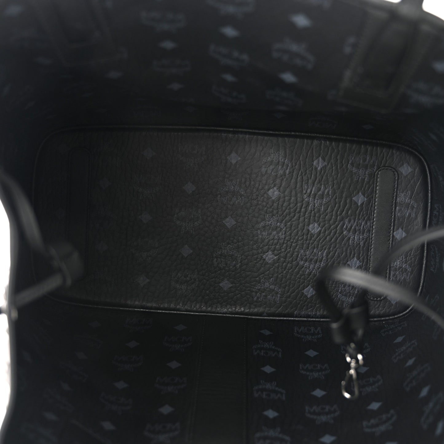 Visetos Medium Liz Reversible Shopper Tote Black