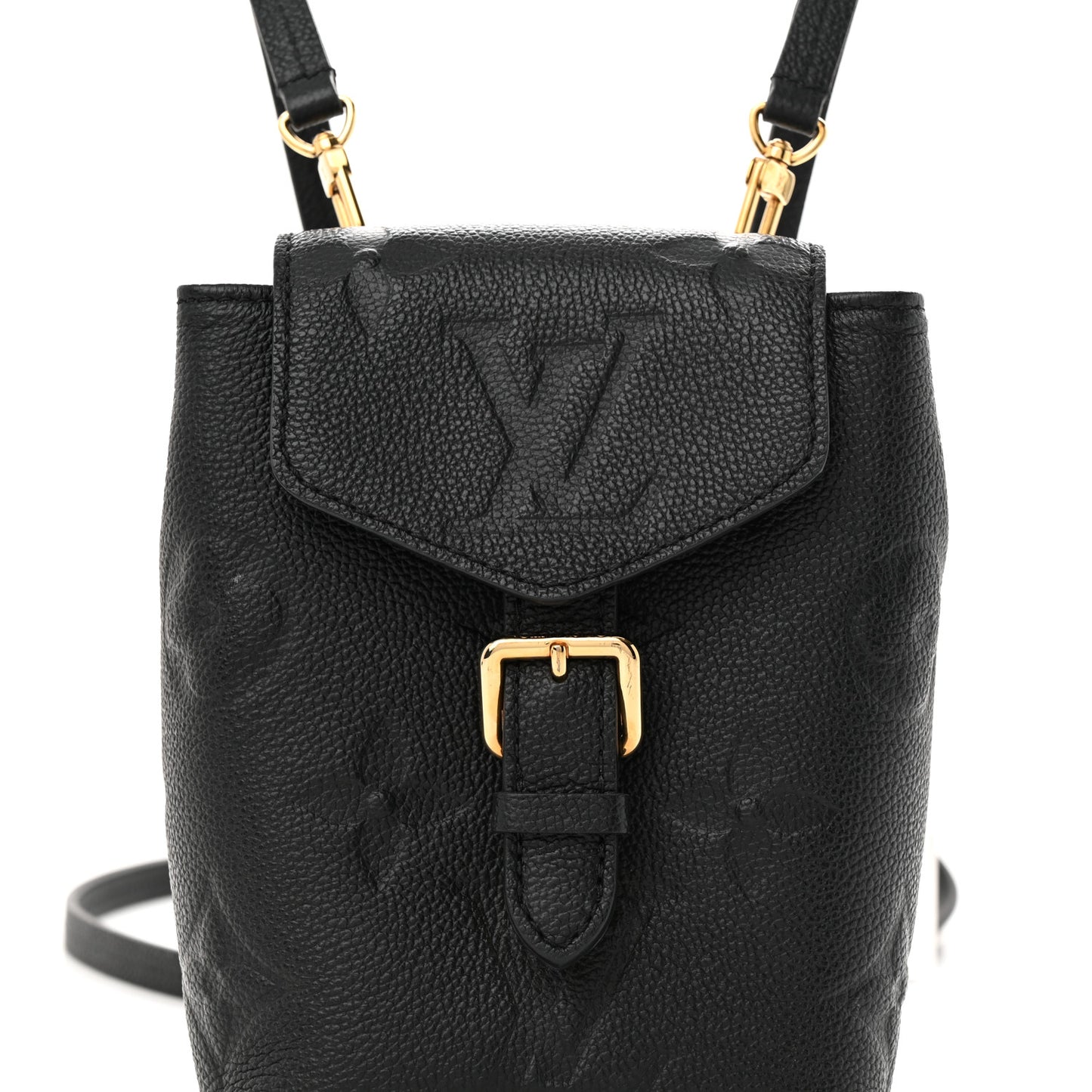 Empreinte Monogram Giant Tiny Backpack Black