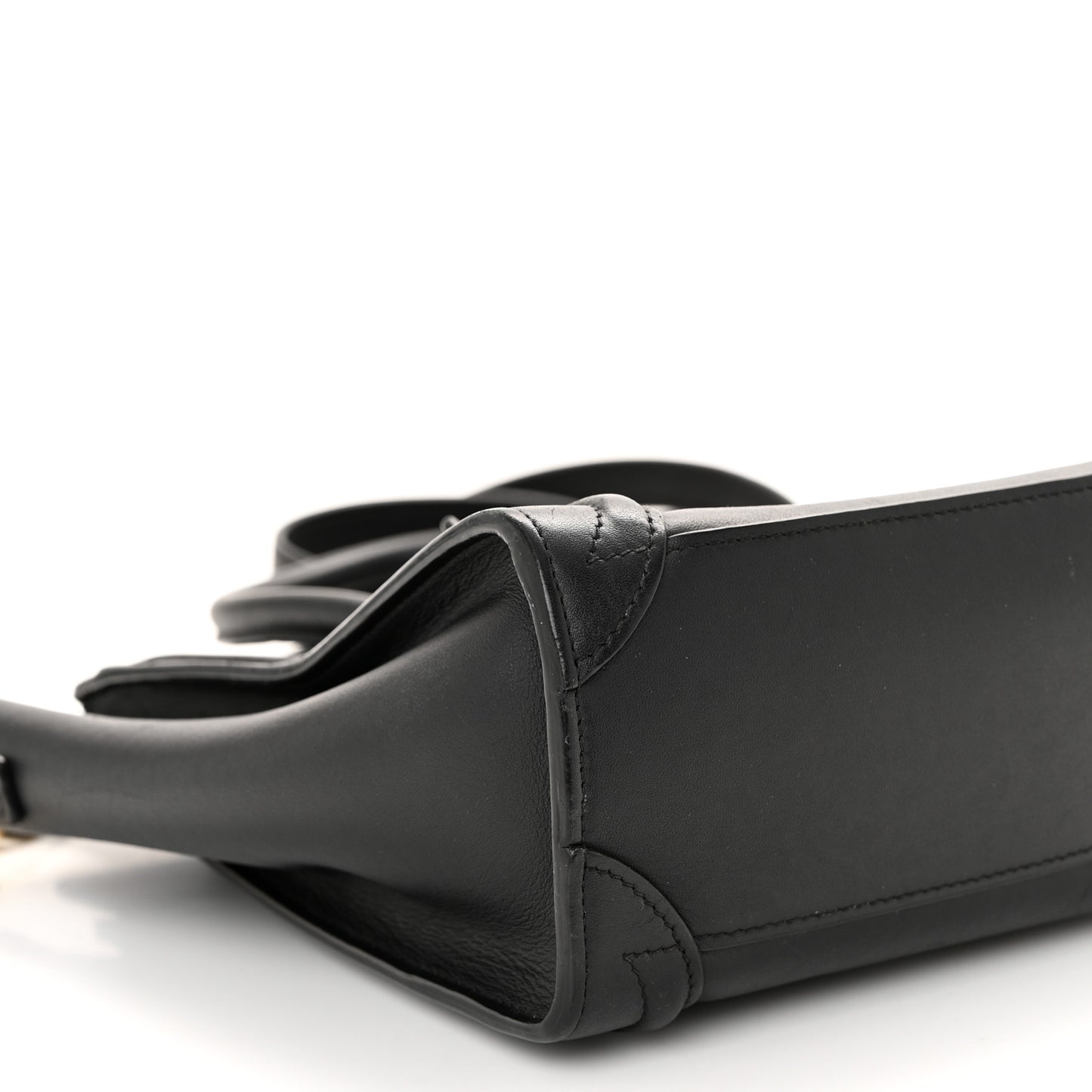Smooth Calfskin Nano Luggage Black