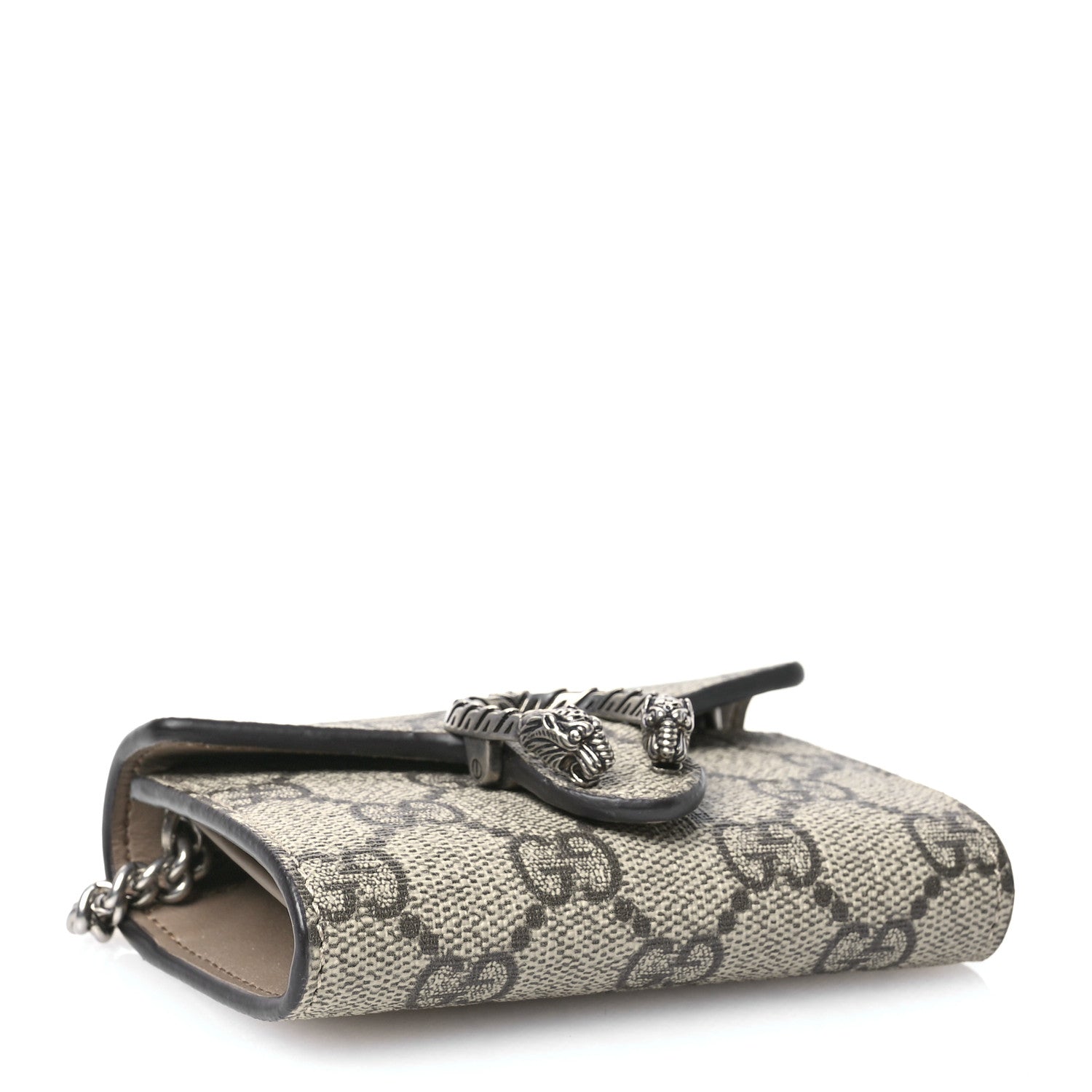 Gucci GG Supreme Monogram Dionysus Coin Purse Taupe 4 of 10
