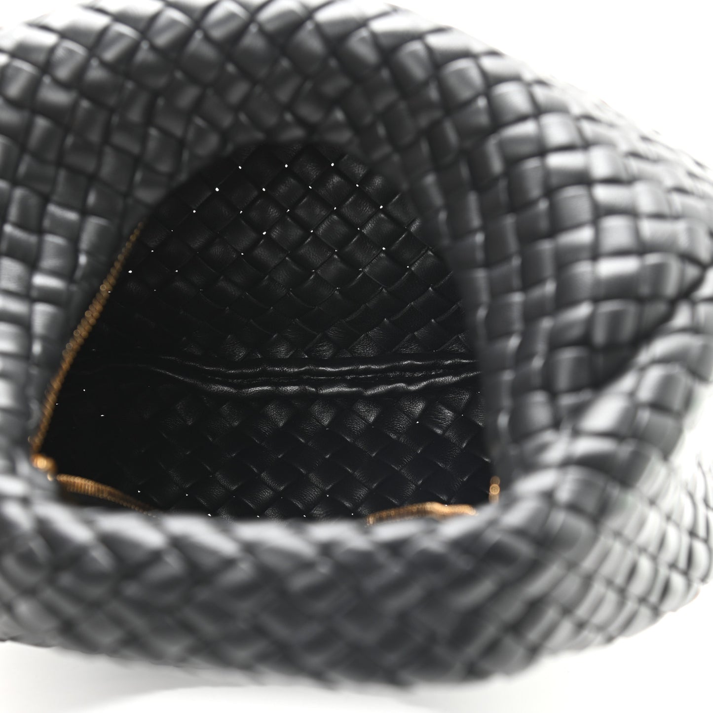 Lambskin Intrecciato Mini Padded Jodie Black