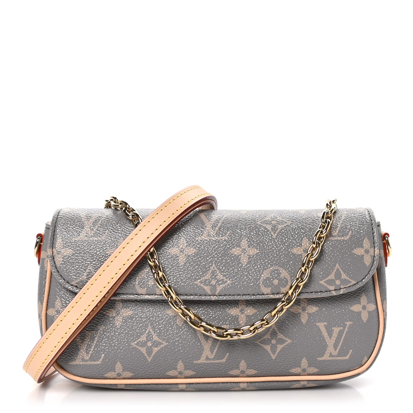 Monogram Ivy Wallet On Chain Trianon Gray