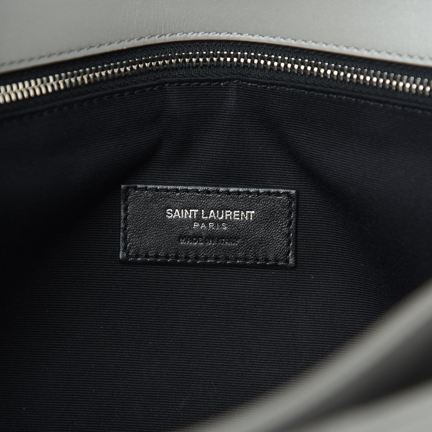 Calfskin Y Quilted Monogram Loulou Shoulder Bag Pearl Grey