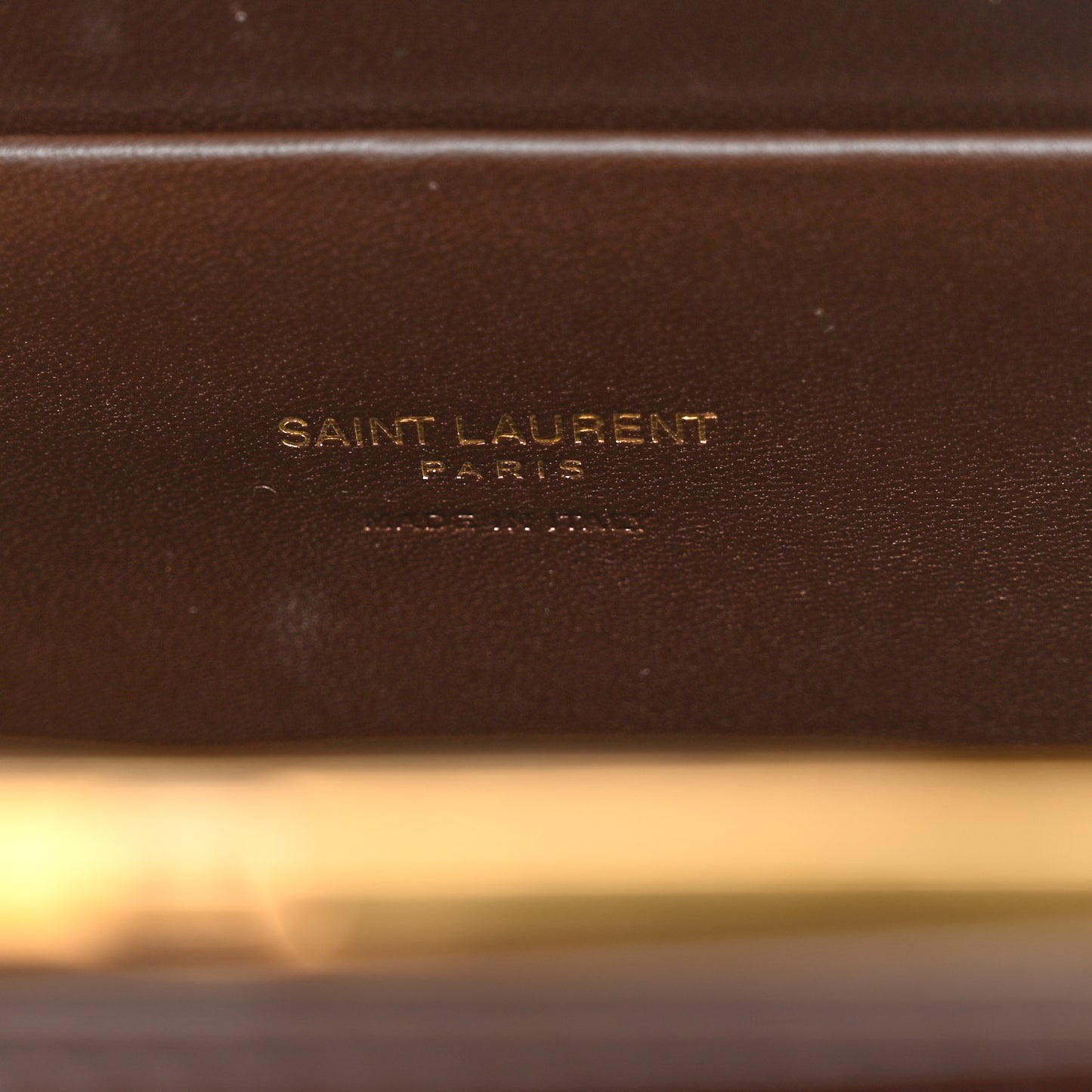 Patent Calfskin Small Le Anne-Marie Shoulder Bag Strong Espresso