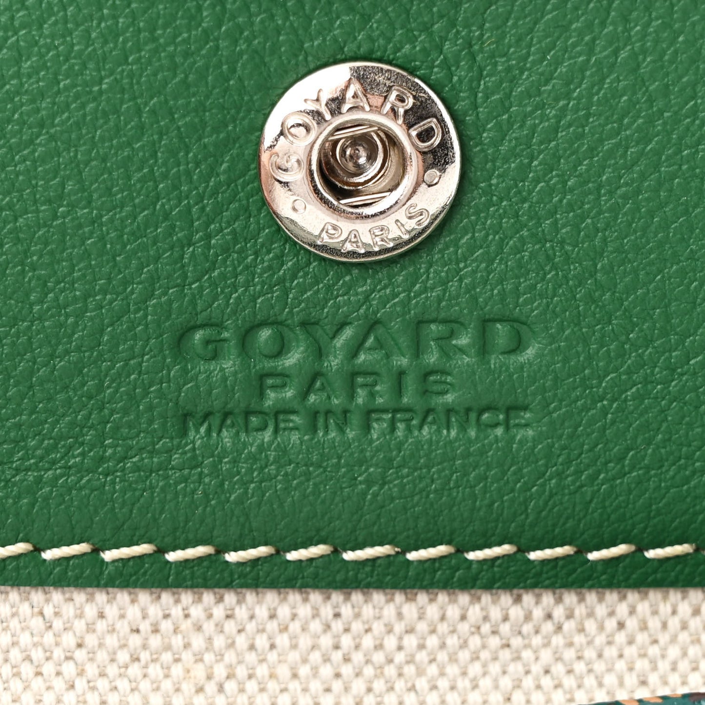 Goyardine Reversible Mini Anjou Green