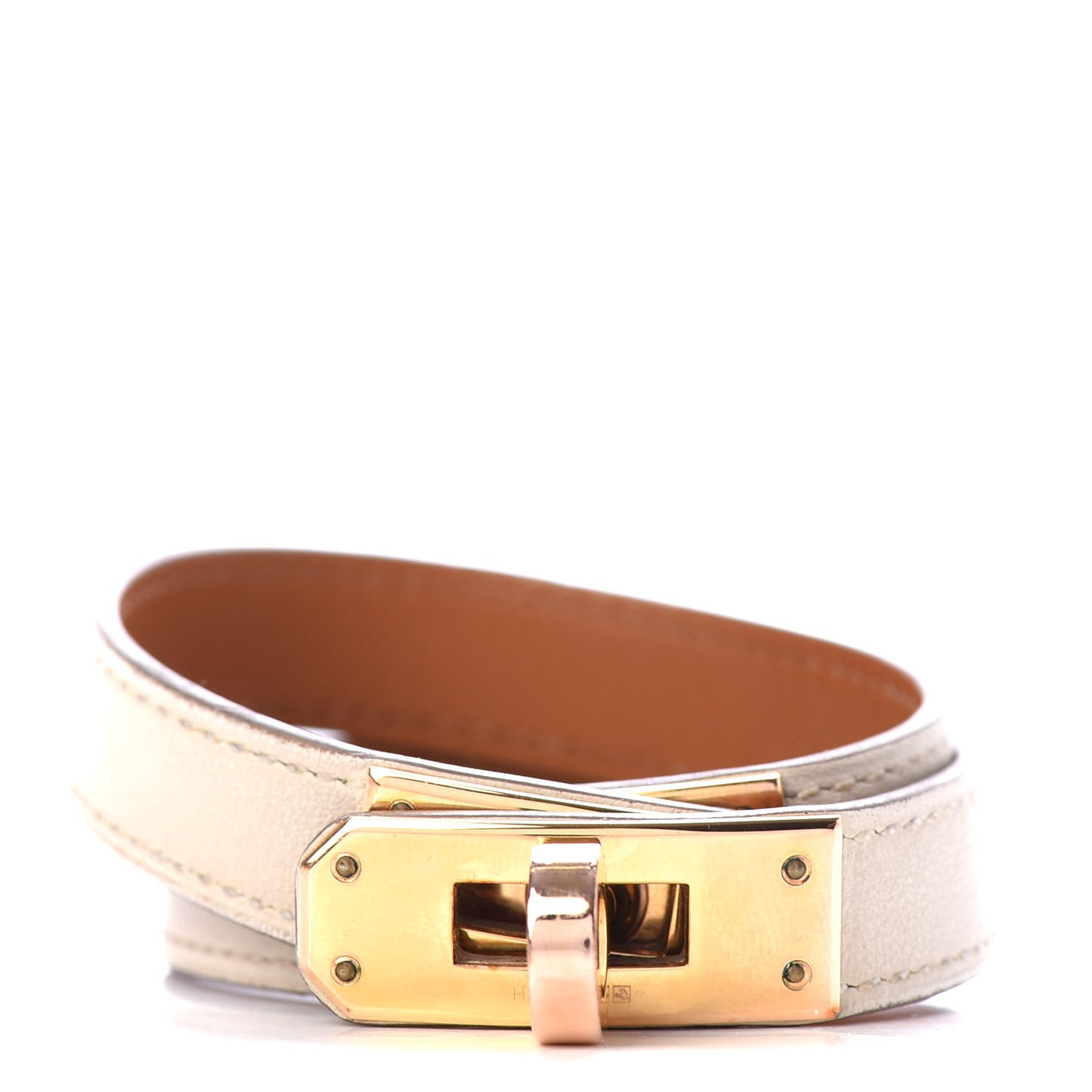 Swift Kelly Double Tour Bracelet S Craie