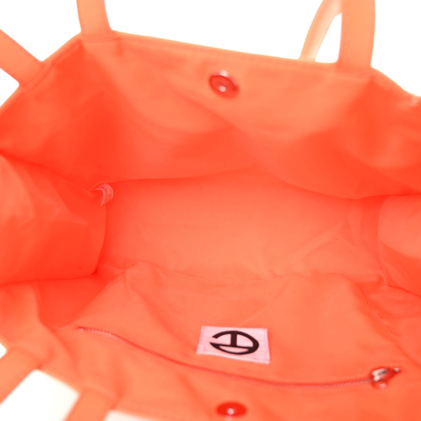 Vegan Leather Medium Shopping Bag Orange