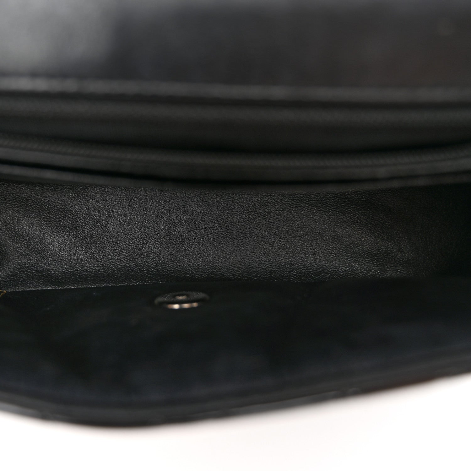 Chanel Patent Calfskin Chevron Quilted Mini Rectangular Flap Black 5 of 10