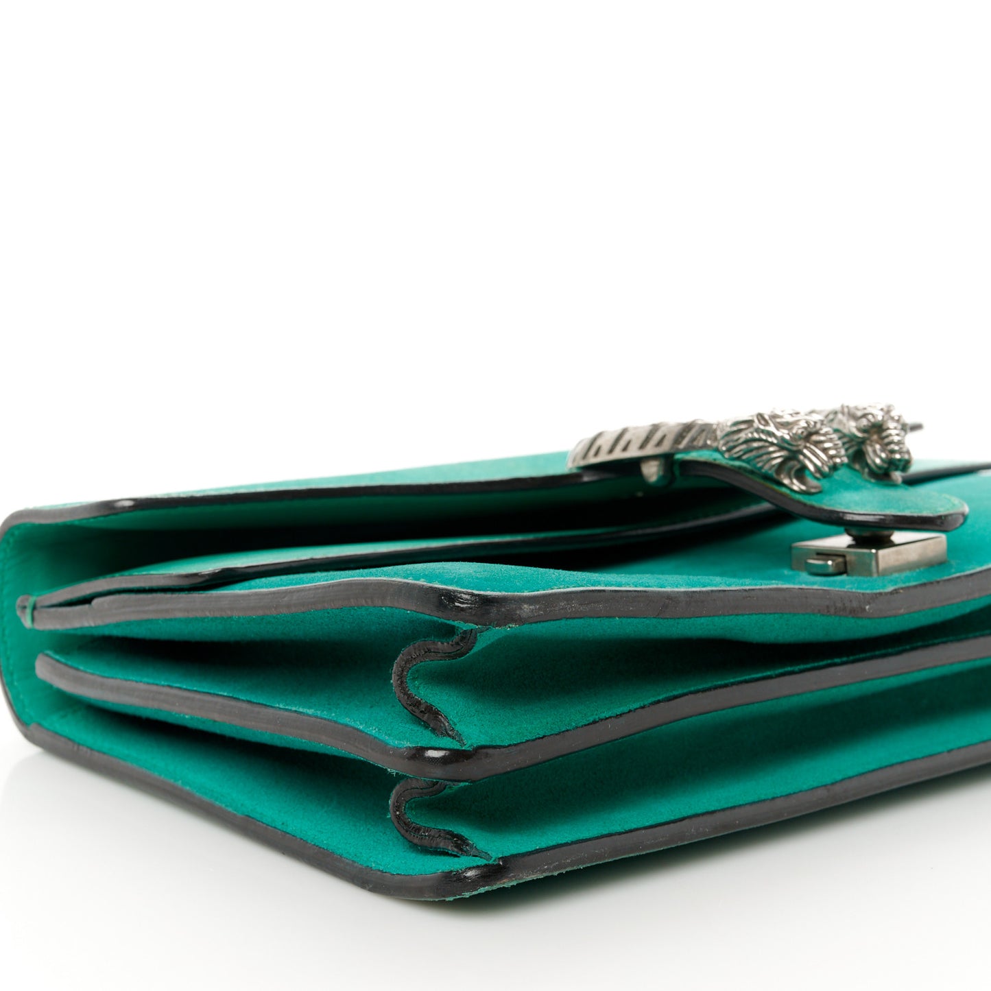 Suede Small Dionysus Shoulder Bag Green
