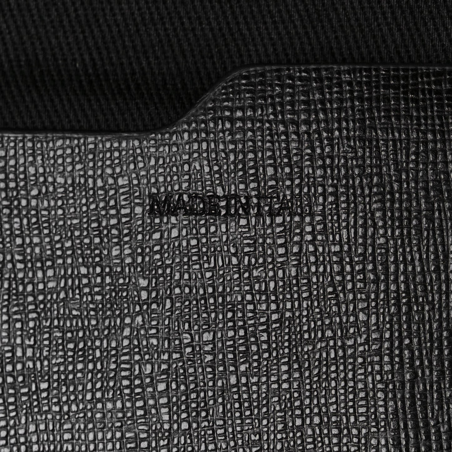 Canvas Logo Print Belt Bag Black