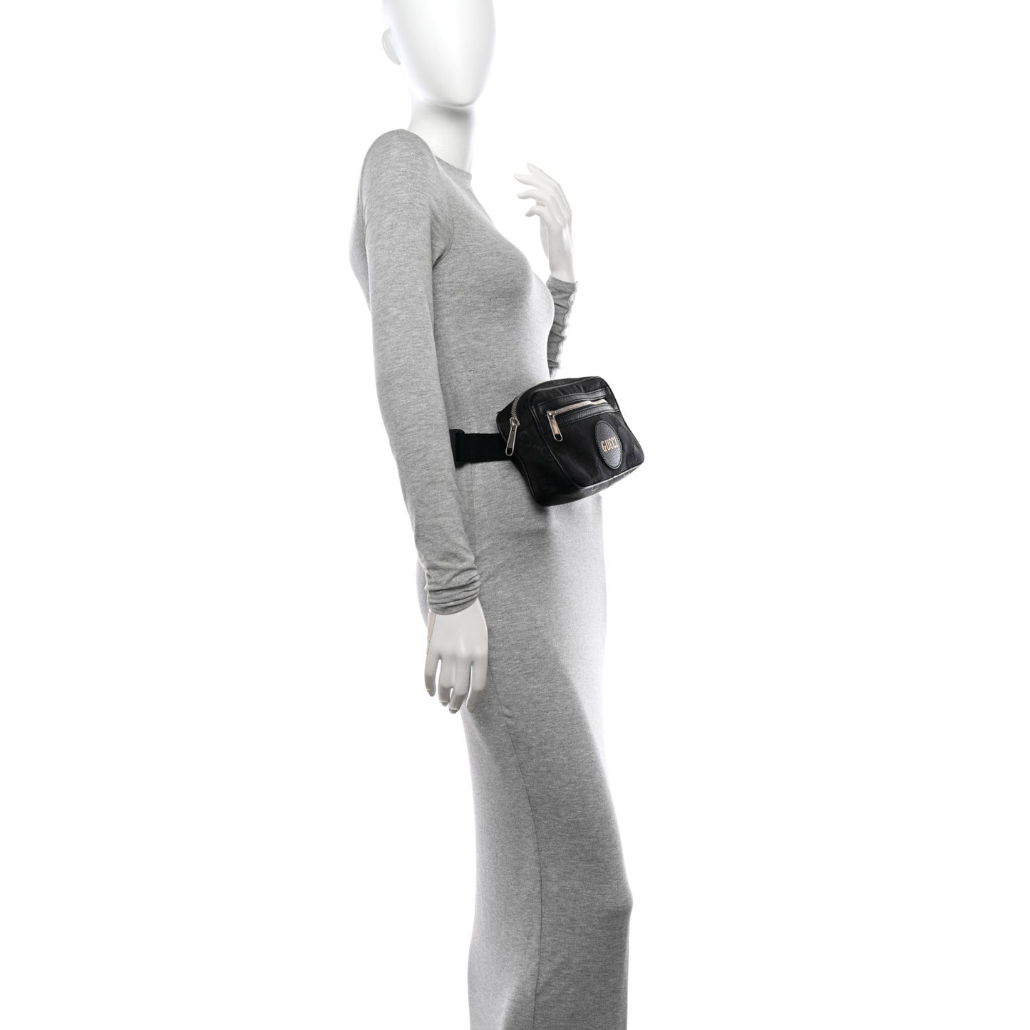 Econyl Nylon Monogram Off The Grid Belt Bag Black