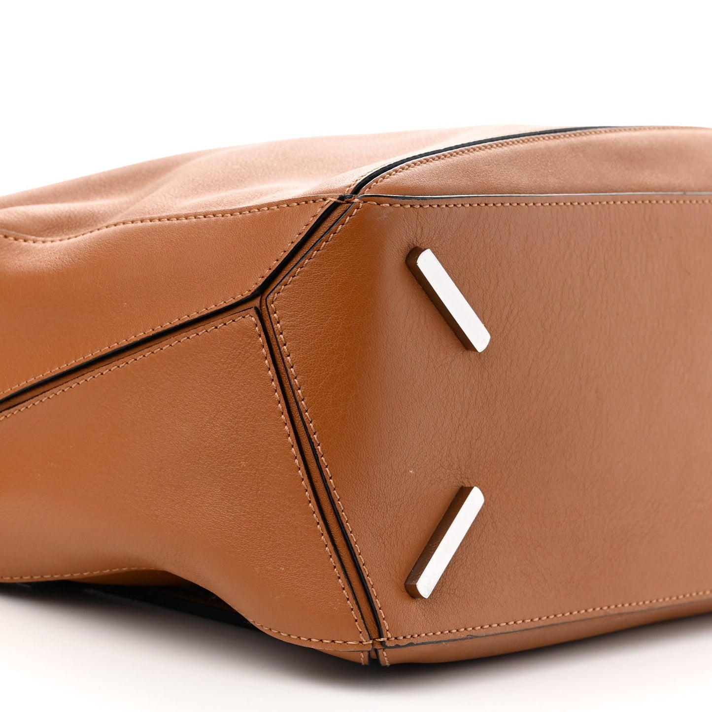 Calfskin Medium Puzzle Bag Tan