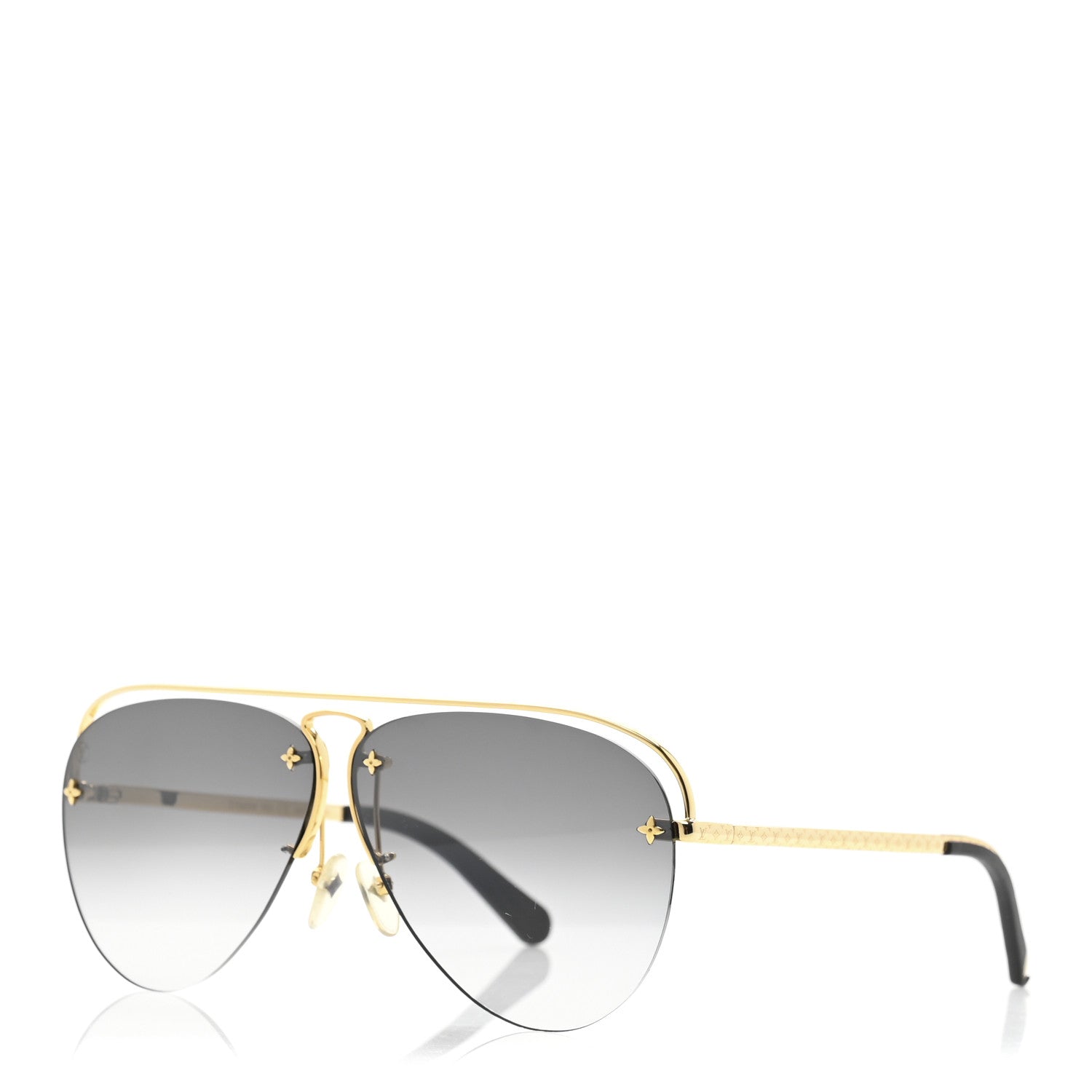 Louis Vuitton Grease Mask Sunglasses Z1045W Gold 1712710