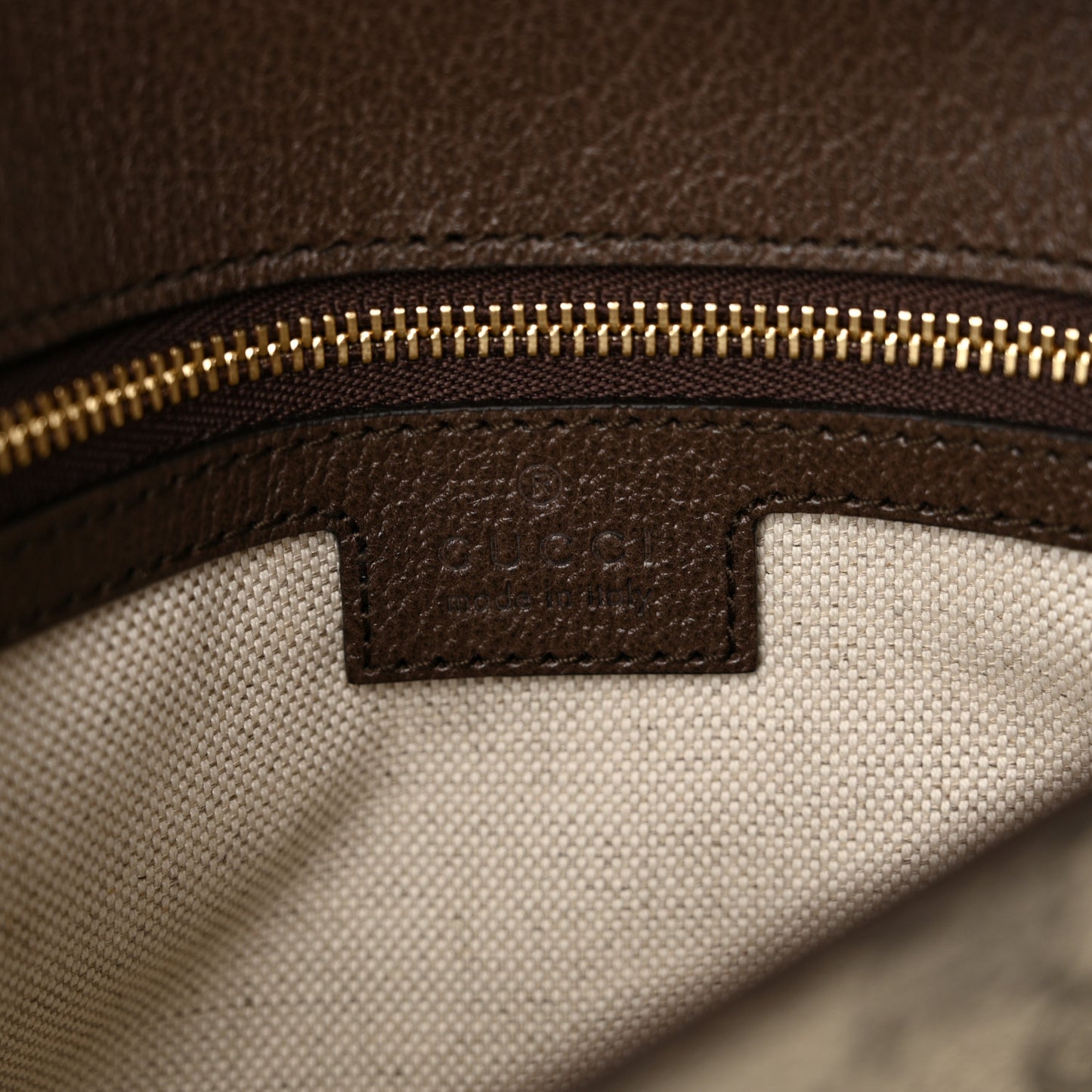 GG Supreme Monogram Textured Dollar Calfskin Blondie Chain Shoulder Flap Bag Beige Ebony New Acero